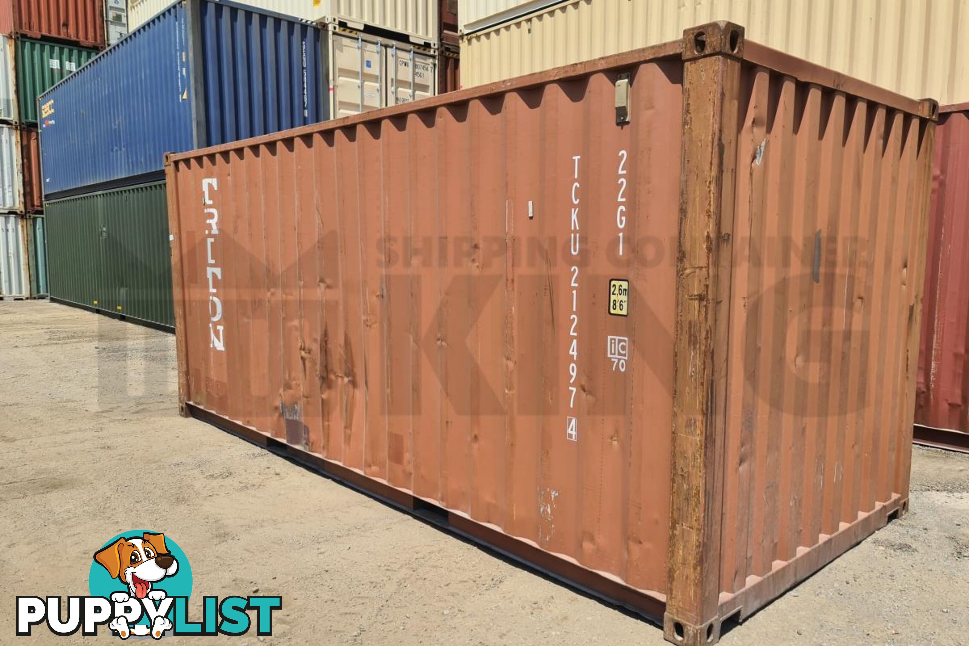 20' STANDARD HEIGHT SHIPPING CONTAINER - in Brisbane