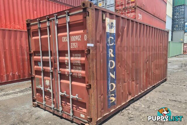 20' STANDARD HEIGHT SHIPPING CONTAINER - in Brisbane