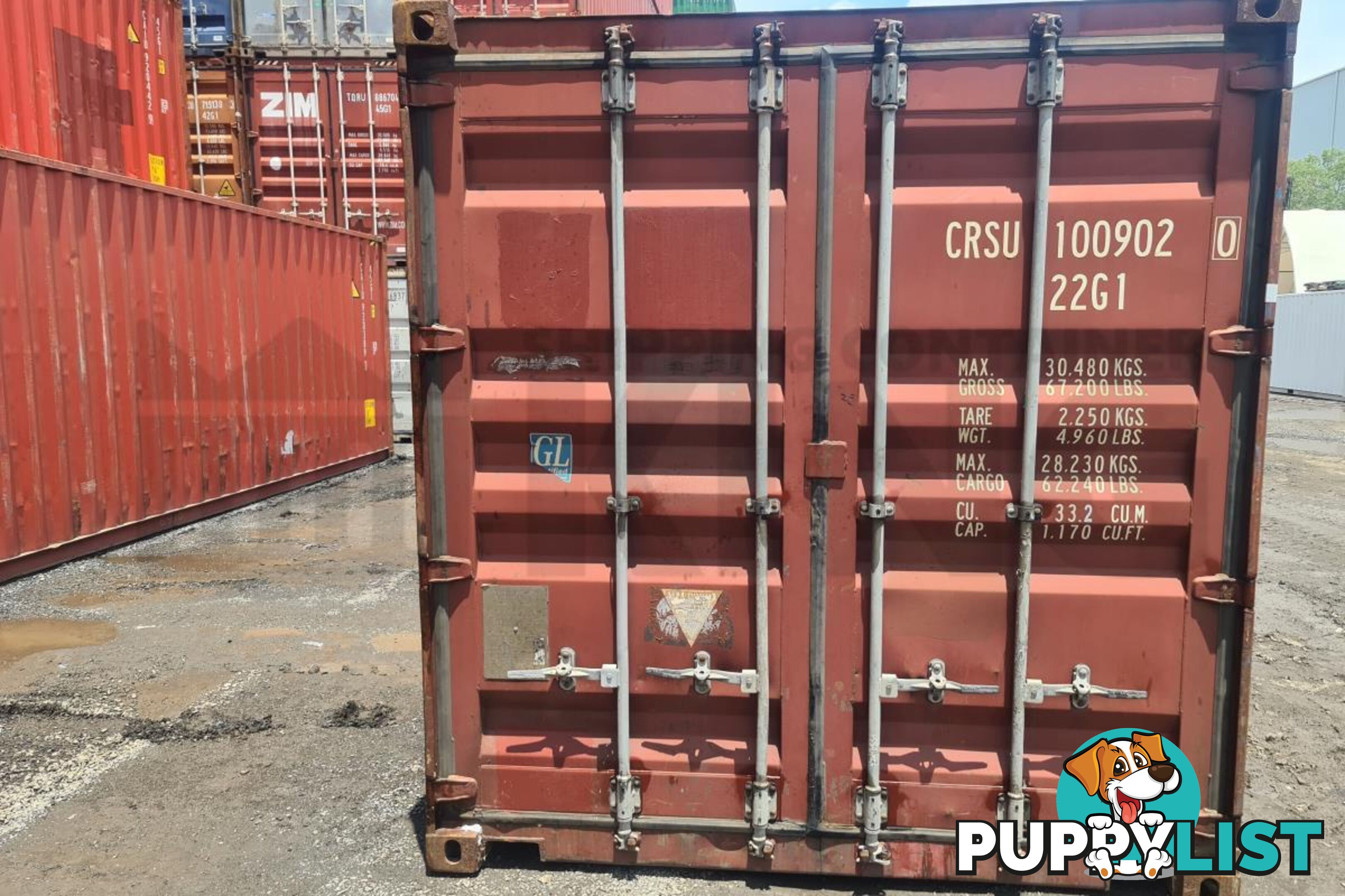 20' STANDARD HEIGHT SHIPPING CONTAINER - in Brisbane