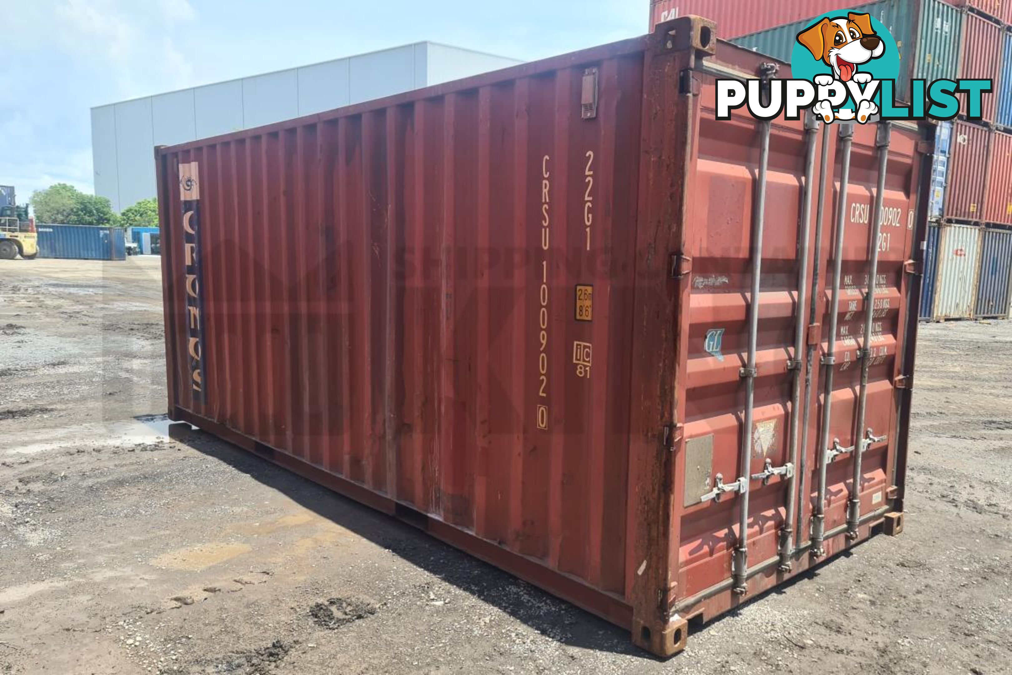 20' STANDARD HEIGHT SHIPPING CONTAINER - in Brisbane