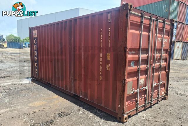 20' STANDARD HEIGHT SHIPPING CONTAINER - in Brisbane