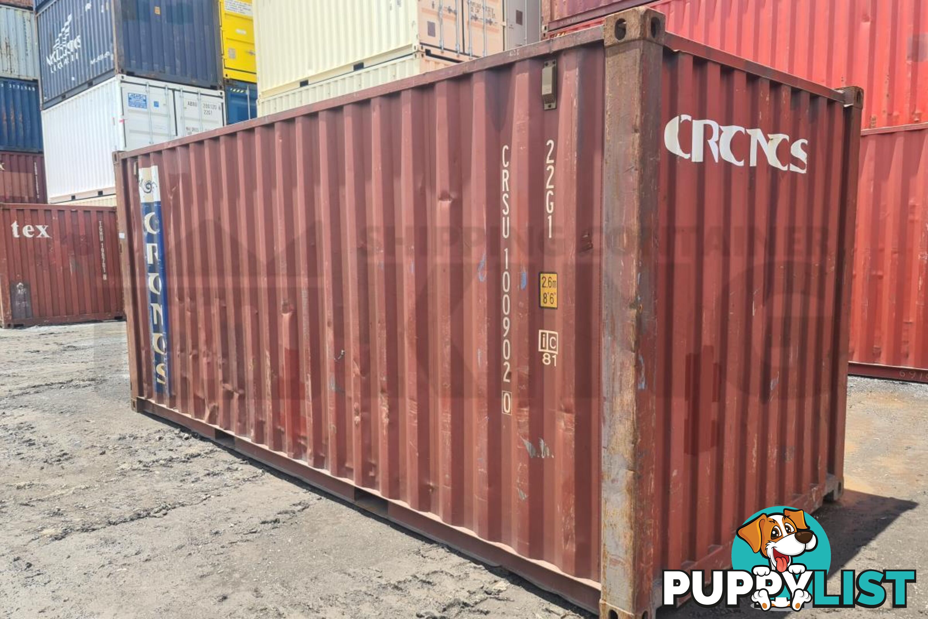 20' STANDARD HEIGHT SHIPPING CONTAINER - in Brisbane