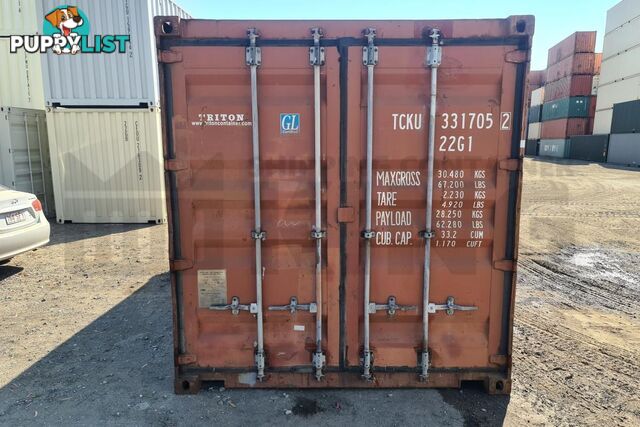 20' STANDARD HEIGHT SHIPPING CONTAINER - in Brisbane