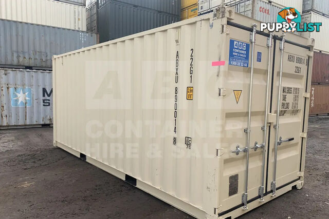 20' STANDARD HEIGHT SHIPPING CONTAINER (STEEL FLOOR)