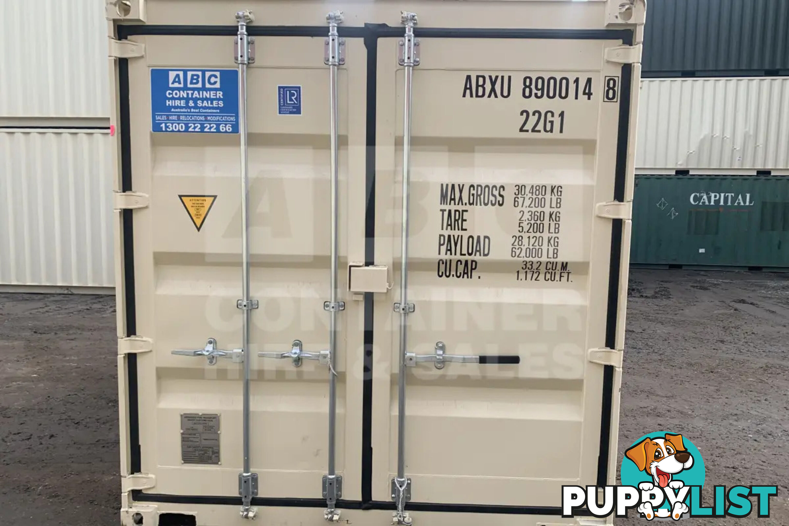 20' STANDARD HEIGHT SHIPPING CONTAINER (STEEL FLOOR)