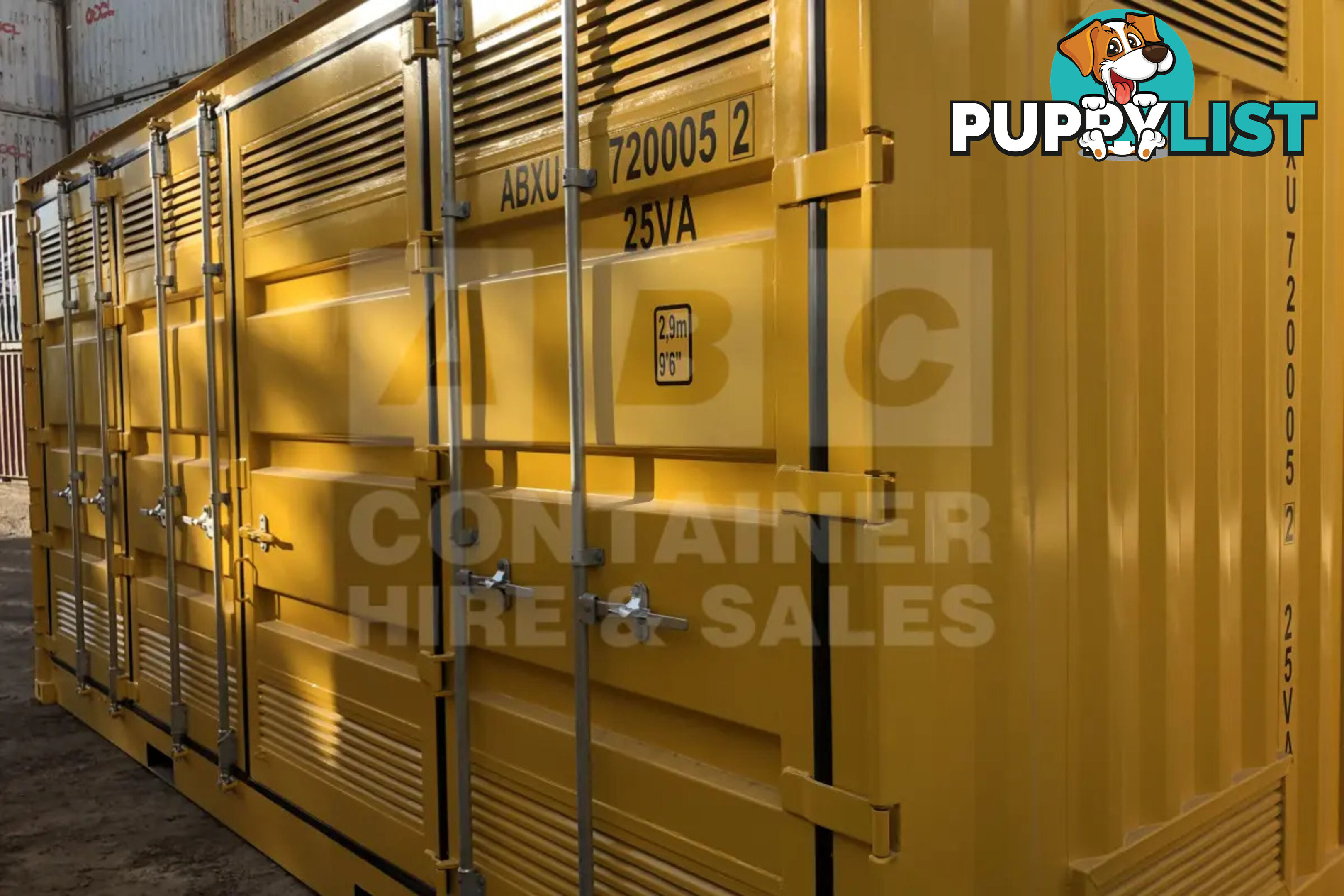 20' HIGH CUBE SIDE OPENING DANGEROUS GOODS SHIPPING CONTAINER - in Brisbane