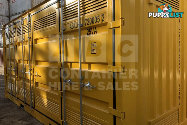 20' HIGH CUBE SIDE OPENING DANGEROUS GOODS SHIPPING CONTAINER - in Brisbane
