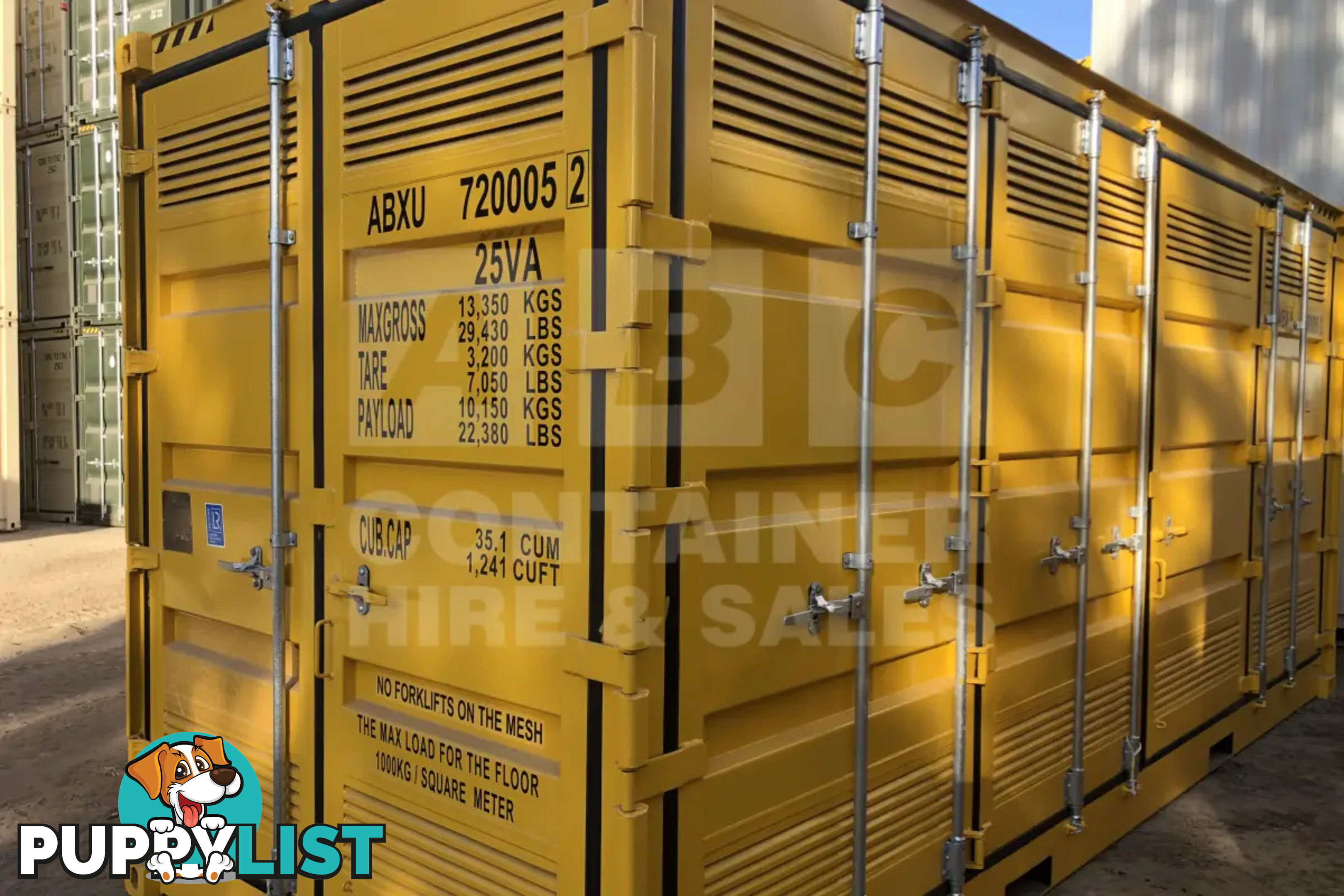 20' HIGH CUBE SIDE OPENING DANGEROUS GOODS SHIPPING CONTAINER - in Brisbane
