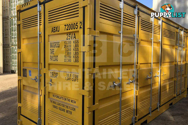 20' HIGH CUBE SIDE OPENING DANGEROUS GOODS SHIPPING CONTAINER - in Brisbane