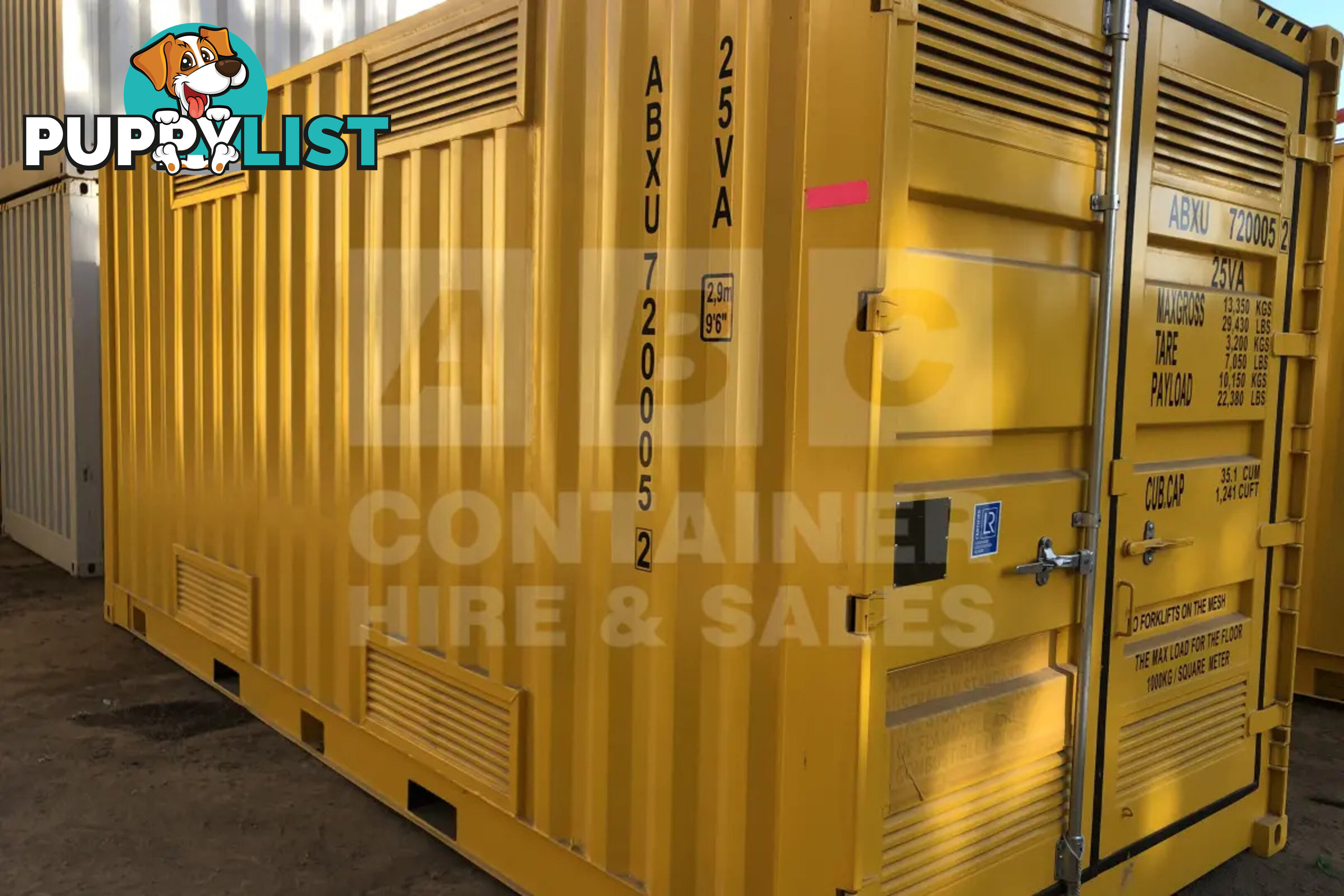 20' HIGH CUBE SIDE OPENING DANGEROUS GOODS SHIPPING CONTAINER - in Brisbane