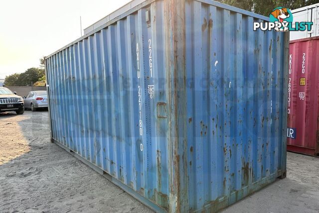 20' STANDARD HEIGHT SHIPPING CONTAINER - in Toowoomba