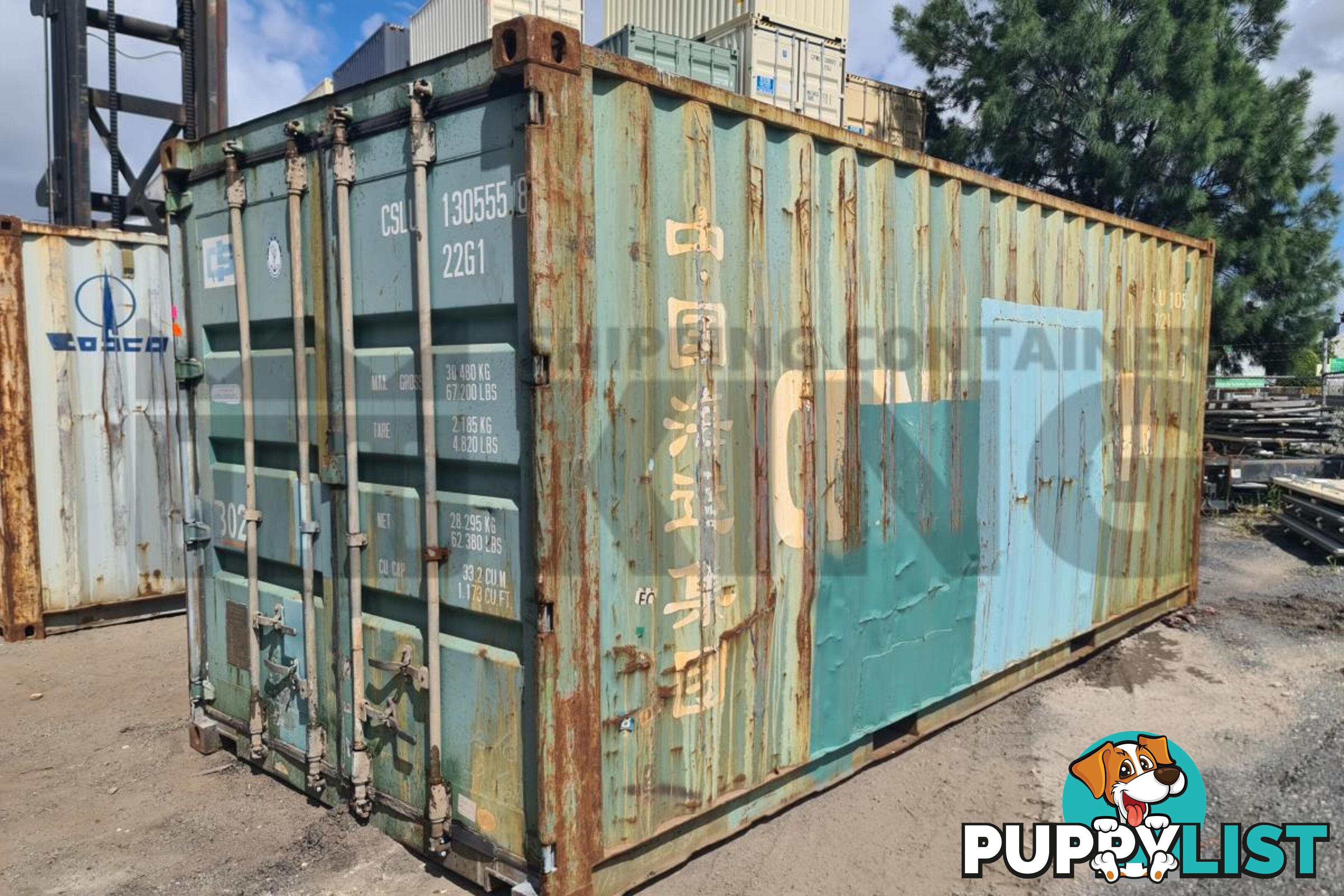 20' STANDARD HEIGHT SHIPPING CONTAINER (AS-IS CONDITION) - in Gympie