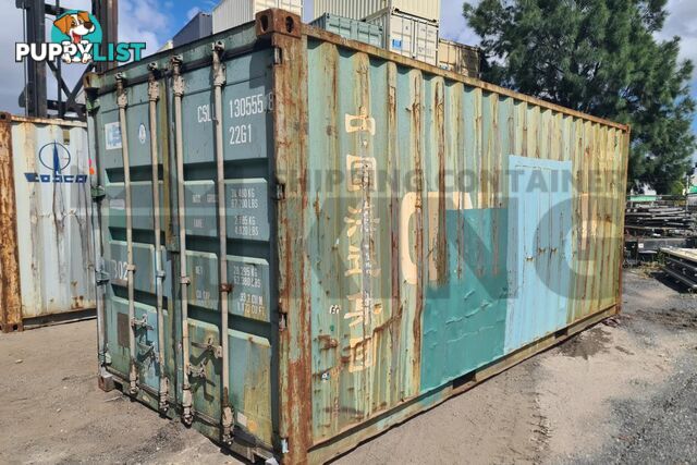 20' STANDARD HEIGHT SHIPPING CONTAINER (AS-IS CONDITION) - in Gympie