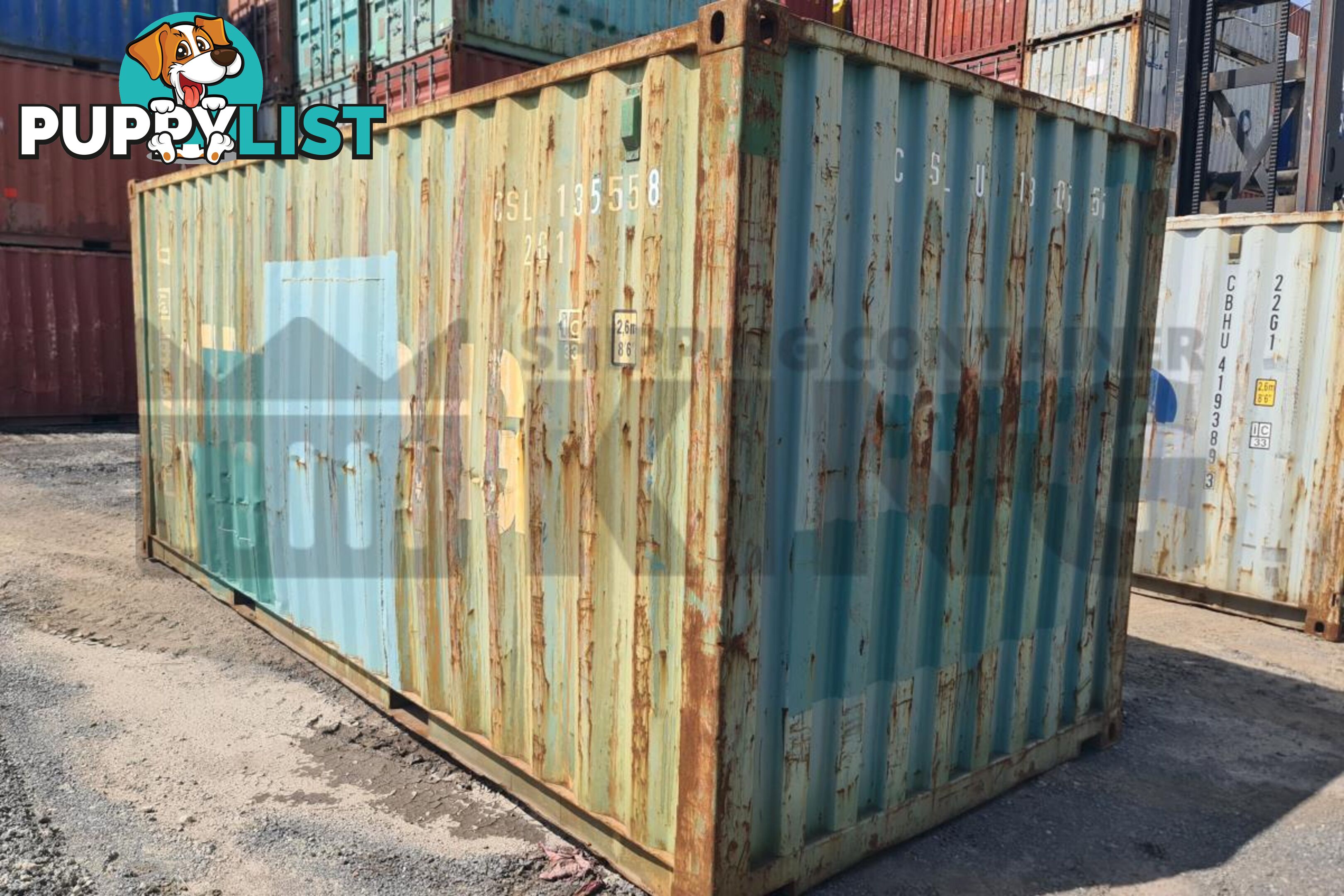 20' STANDARD HEIGHT SHIPPING CONTAINER (AS-IS CONDITION) - in Gympie