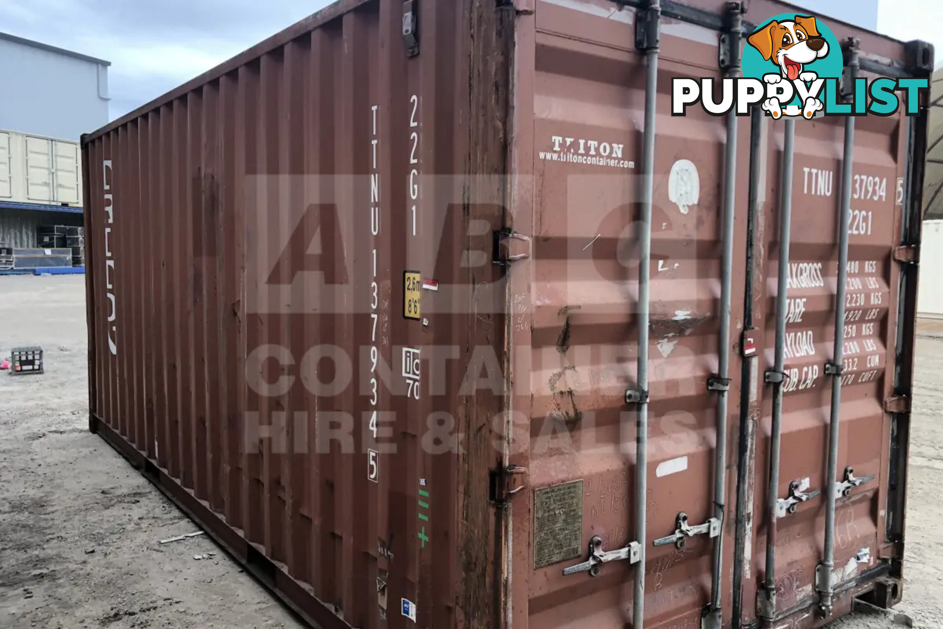 20' STANDARD HEIGHT SHIPPING CONTAINER