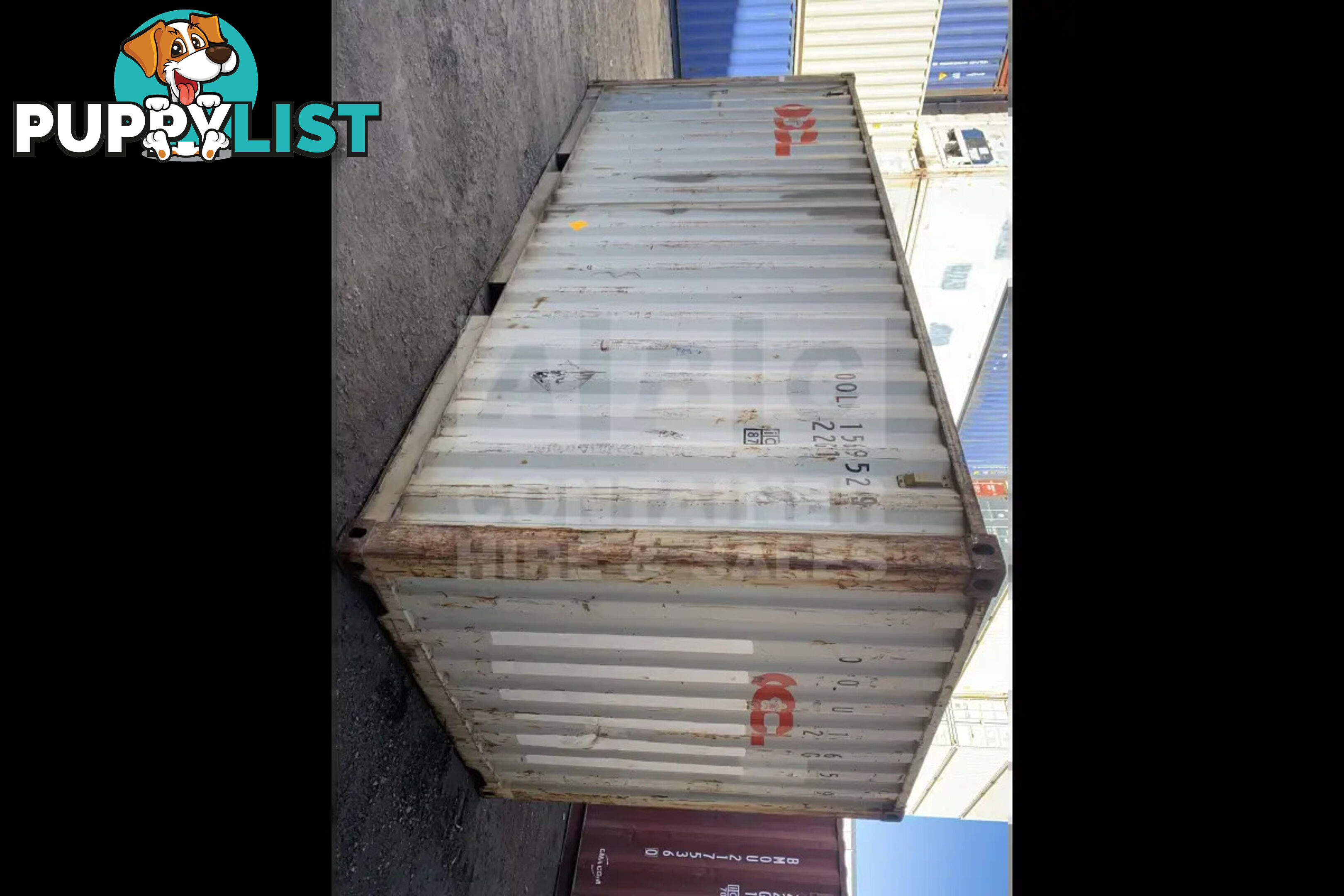 20' STANDARD HEIGHT SHIPPING CONTAINER
