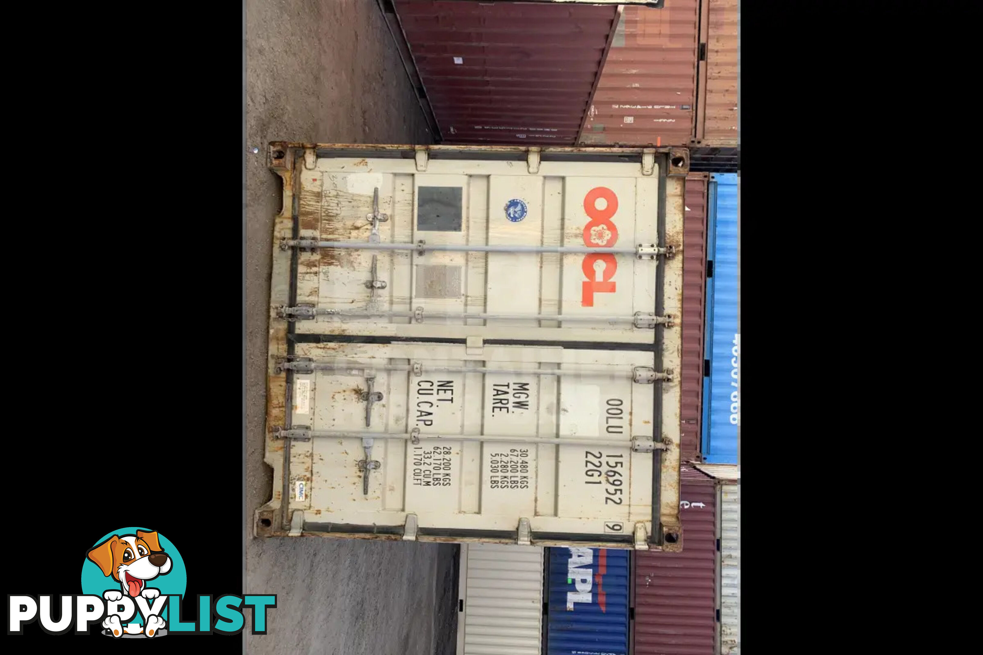 20' STANDARD HEIGHT SHIPPING CONTAINER