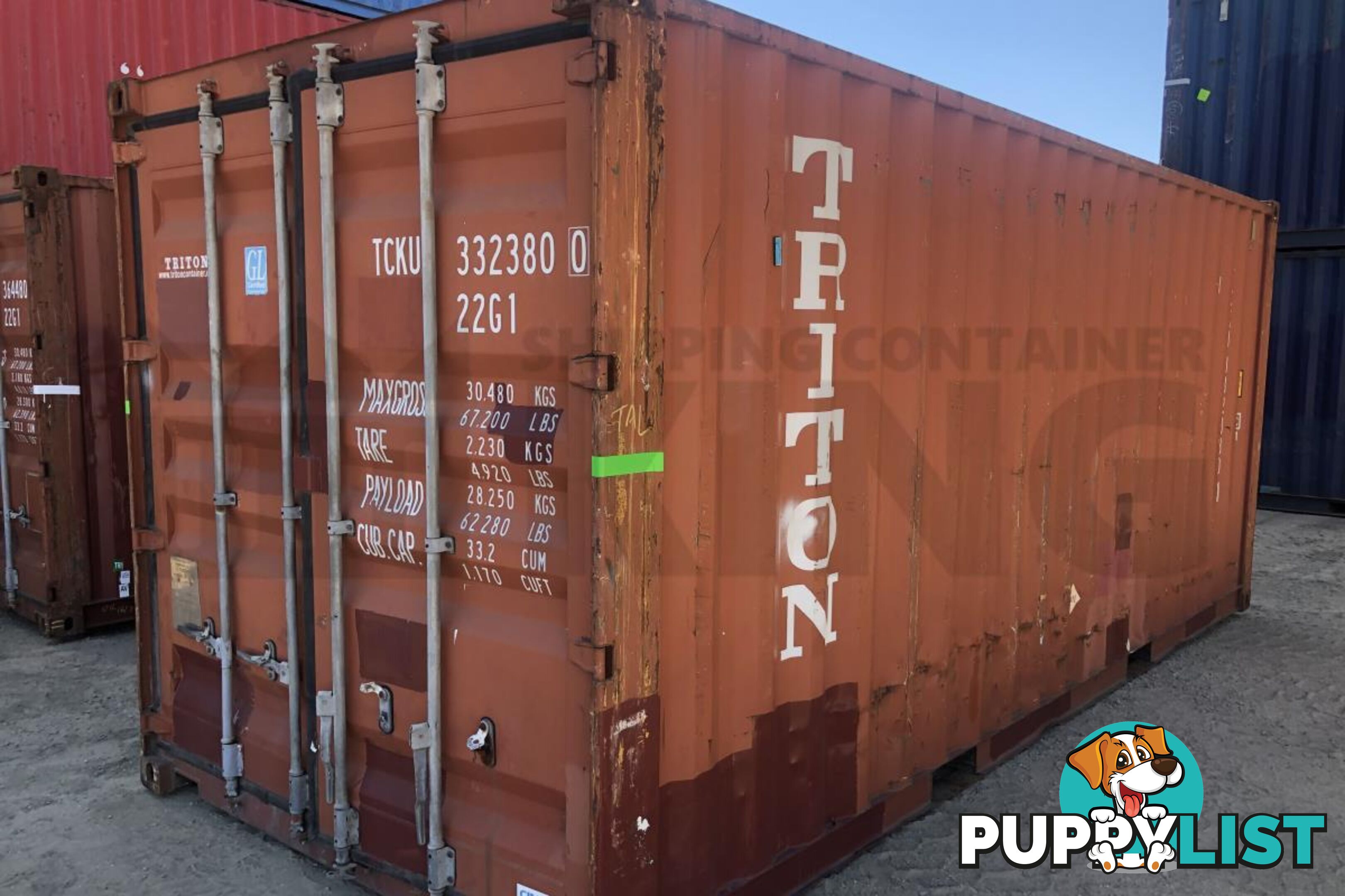 20' STANDARD HEIGHT SHIPPING CONTAINER - in Warwick