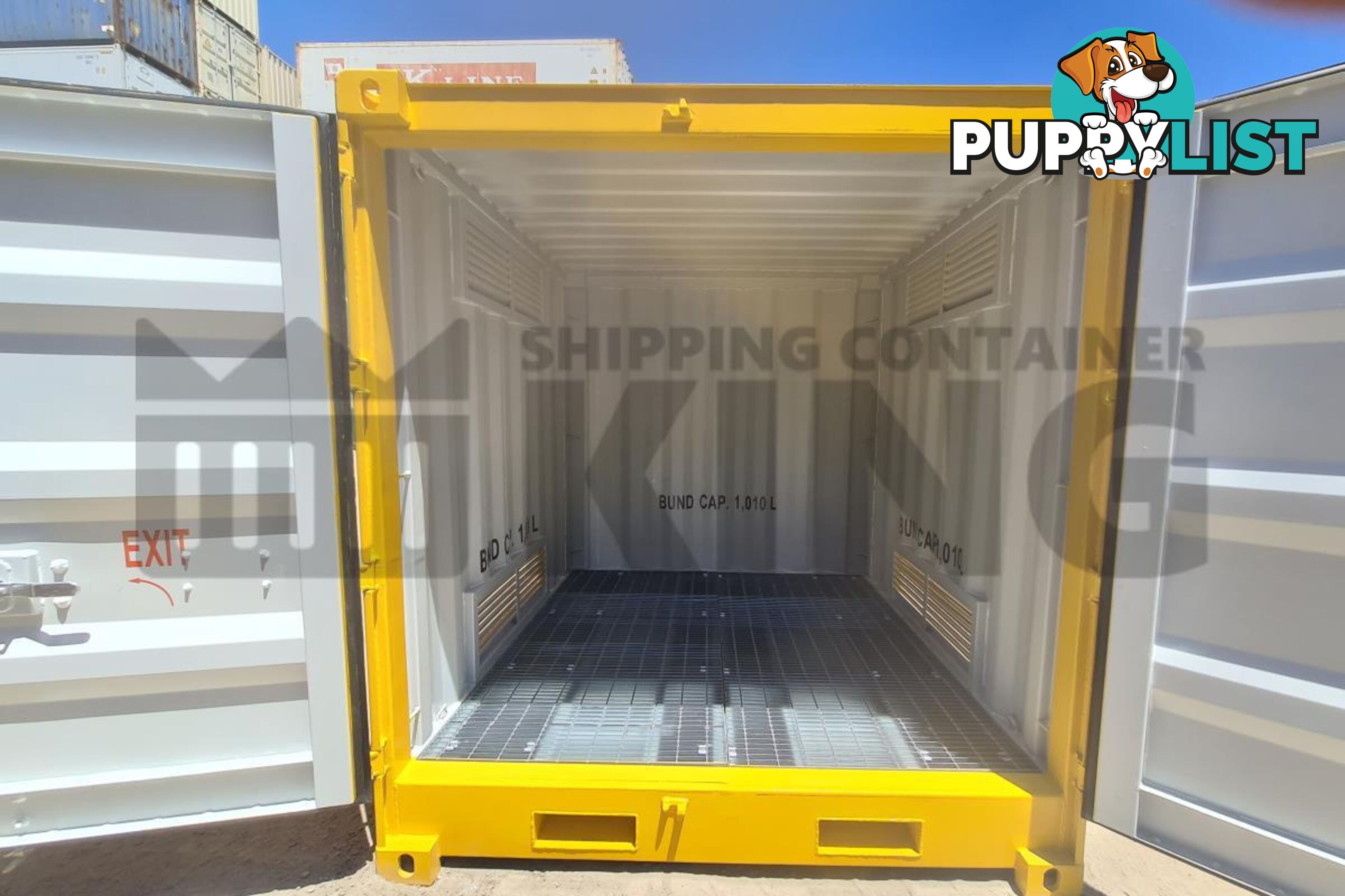 8' DANGEROUS GOODS SHIPPING CONTAINER (4 CORNER POST)