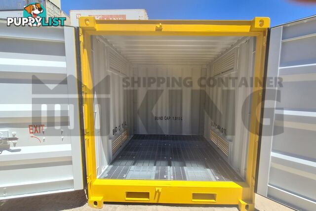 8' DANGEROUS GOODS SHIPPING CONTAINER (4 CORNER POST)