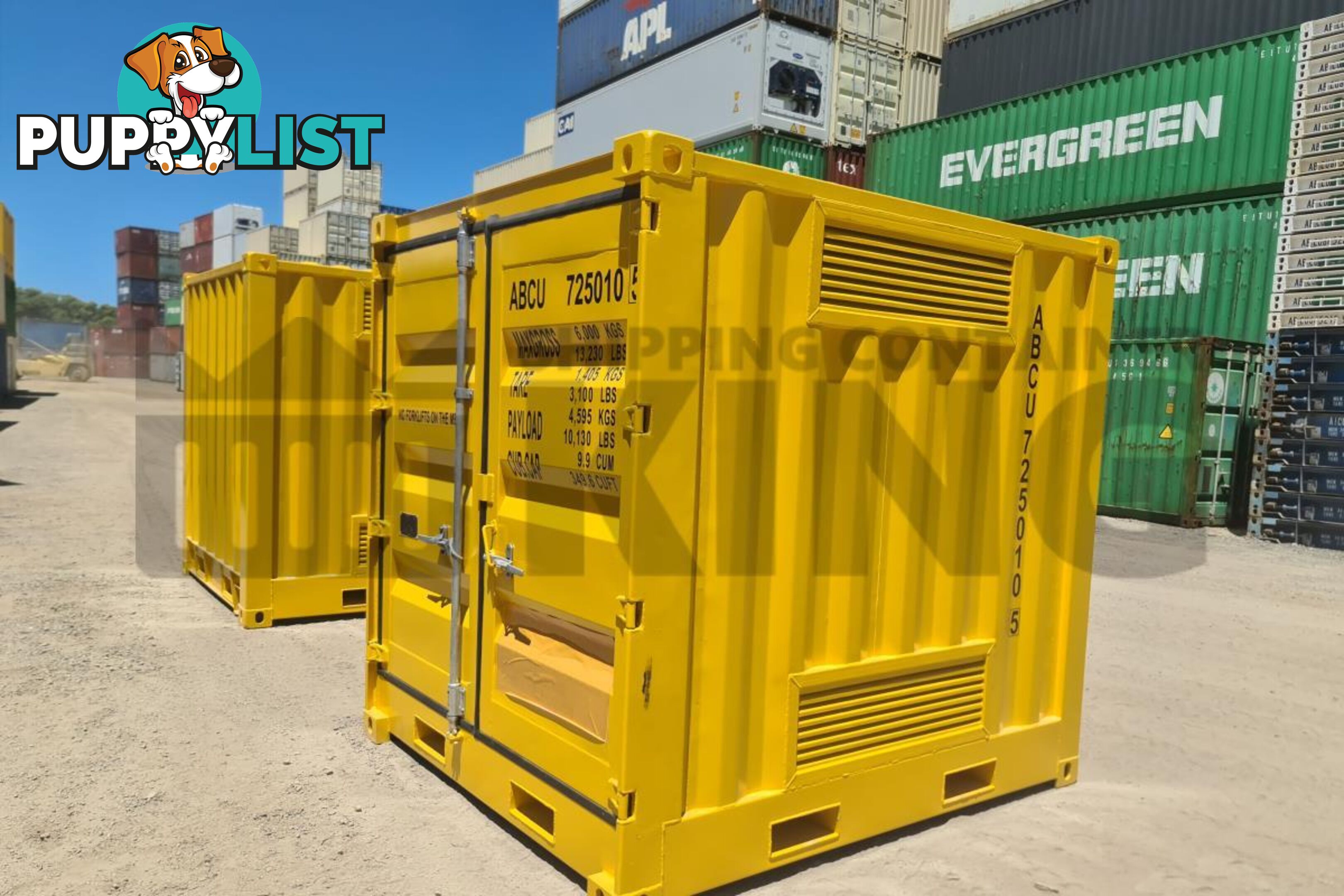 8' DANGEROUS GOODS SHIPPING CONTAINER (4 CORNER POST)