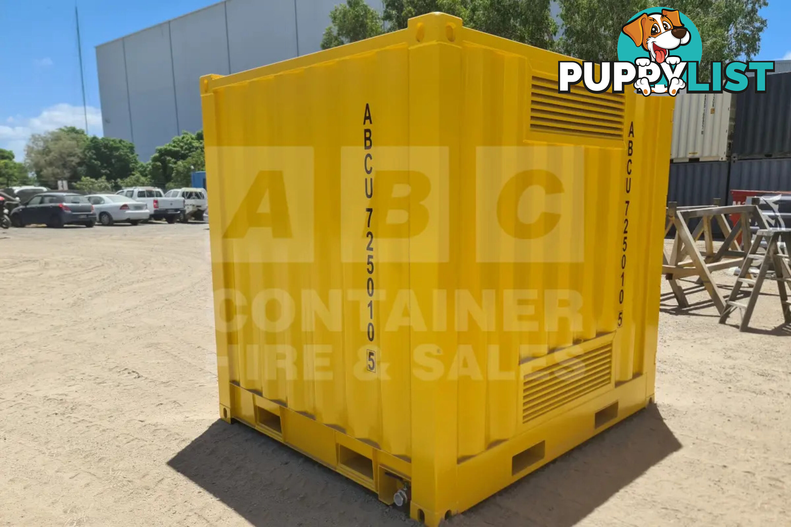8' DANGEROUS GOODS SHIPPING CONTAINER (4 CORNER POST)