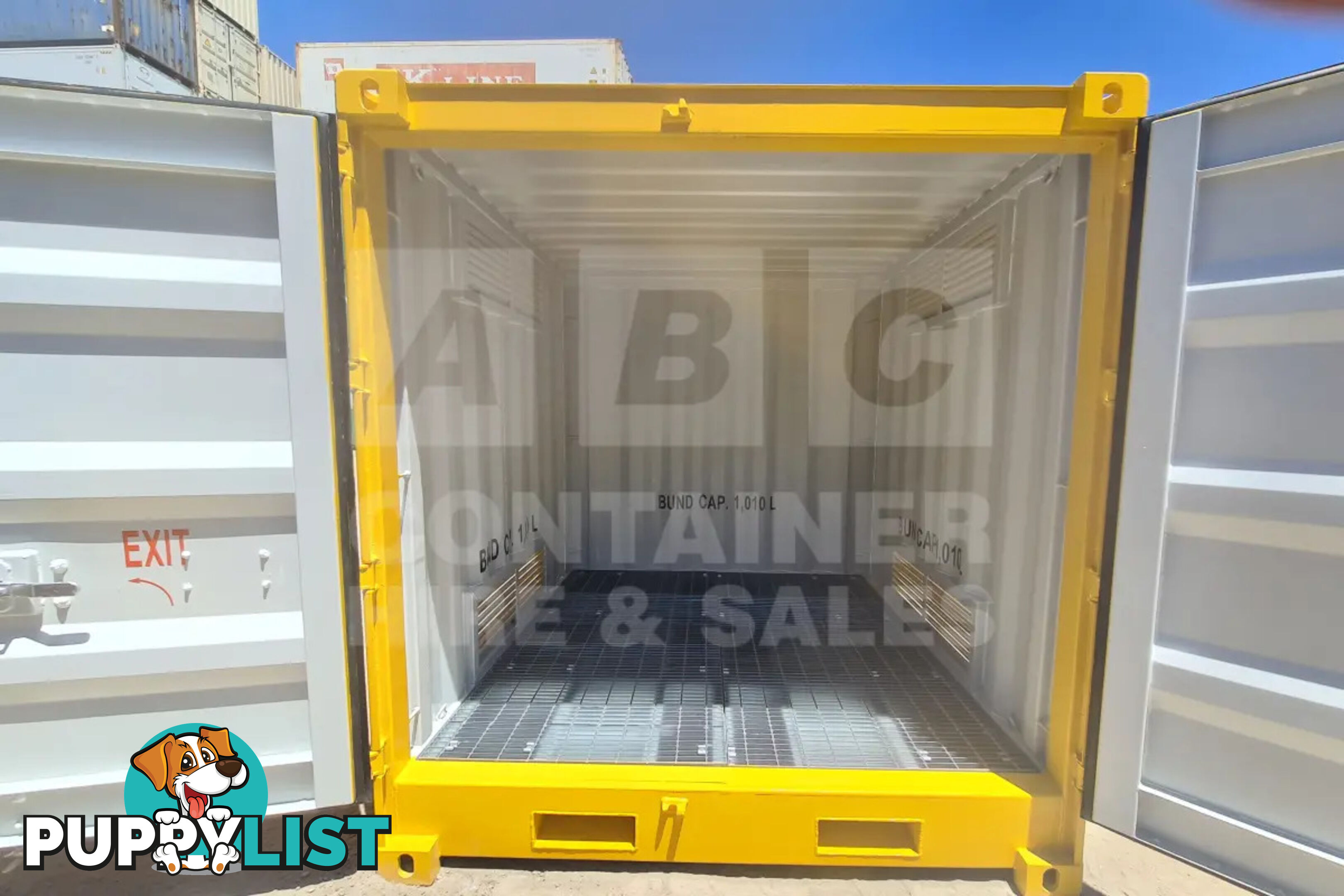 8' DANGEROUS GOODS SHIPPING CONTAINER (4 CORNER POST)