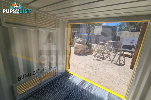 8' DANGEROUS GOODS SHIPPING CONTAINER (4 CORNER POST)