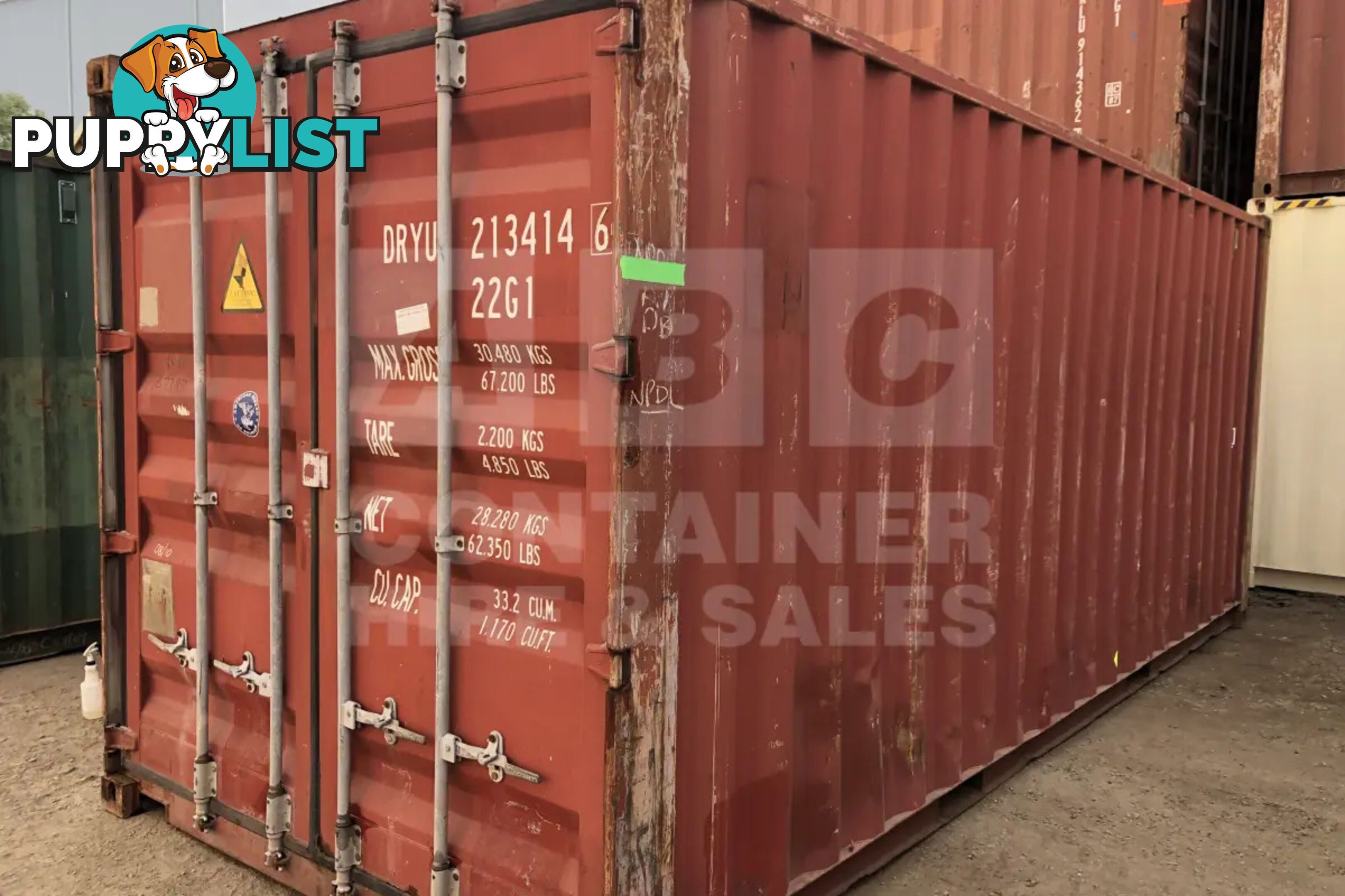 20' STANDARD HEIGHT SHIPPING CONTAINER - in Brisbane