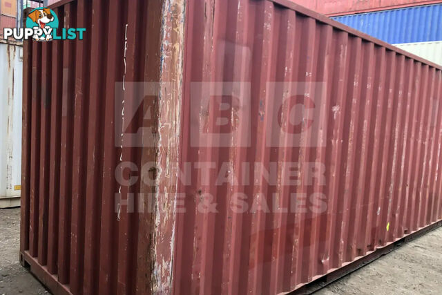 20' STANDARD HEIGHT SHIPPING CONTAINER - in Brisbane