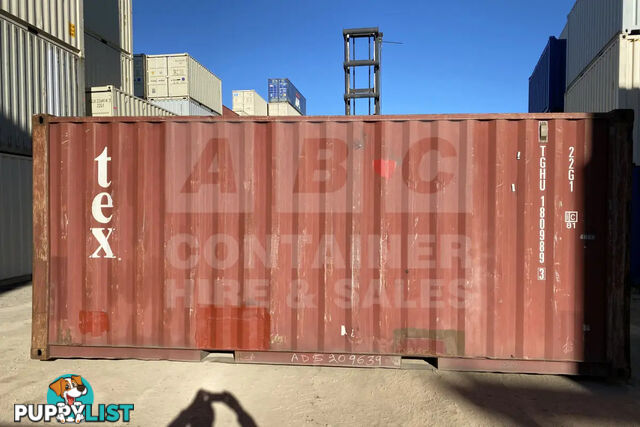 20' STANDARD HEIGHT SHIPPING CONTAINER - in Brisbane