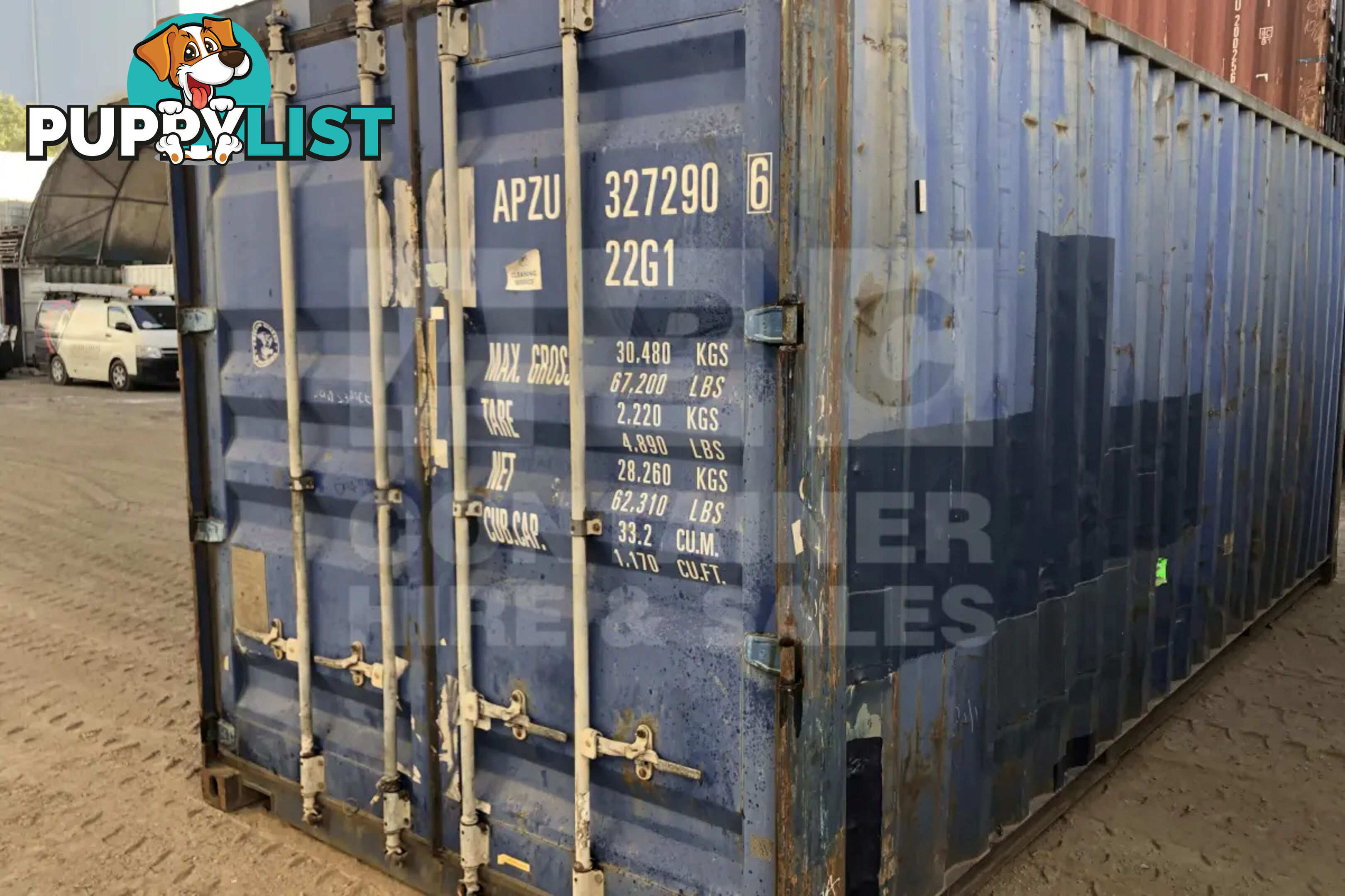 20' STANDARD HEIGHT SHIPPING CONTAINER