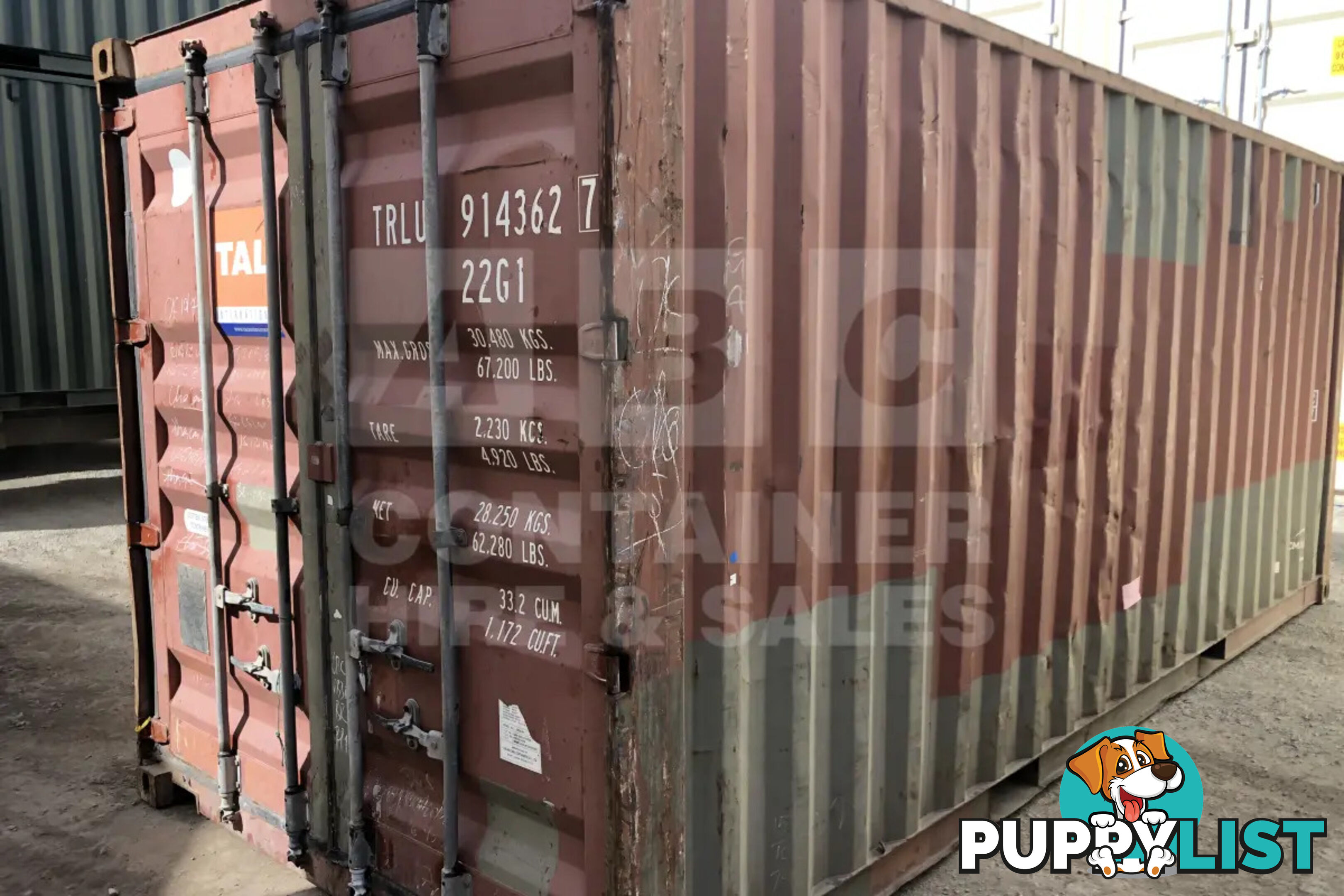 20' STANDARD HEIGHT SHIPPING CONTAINER