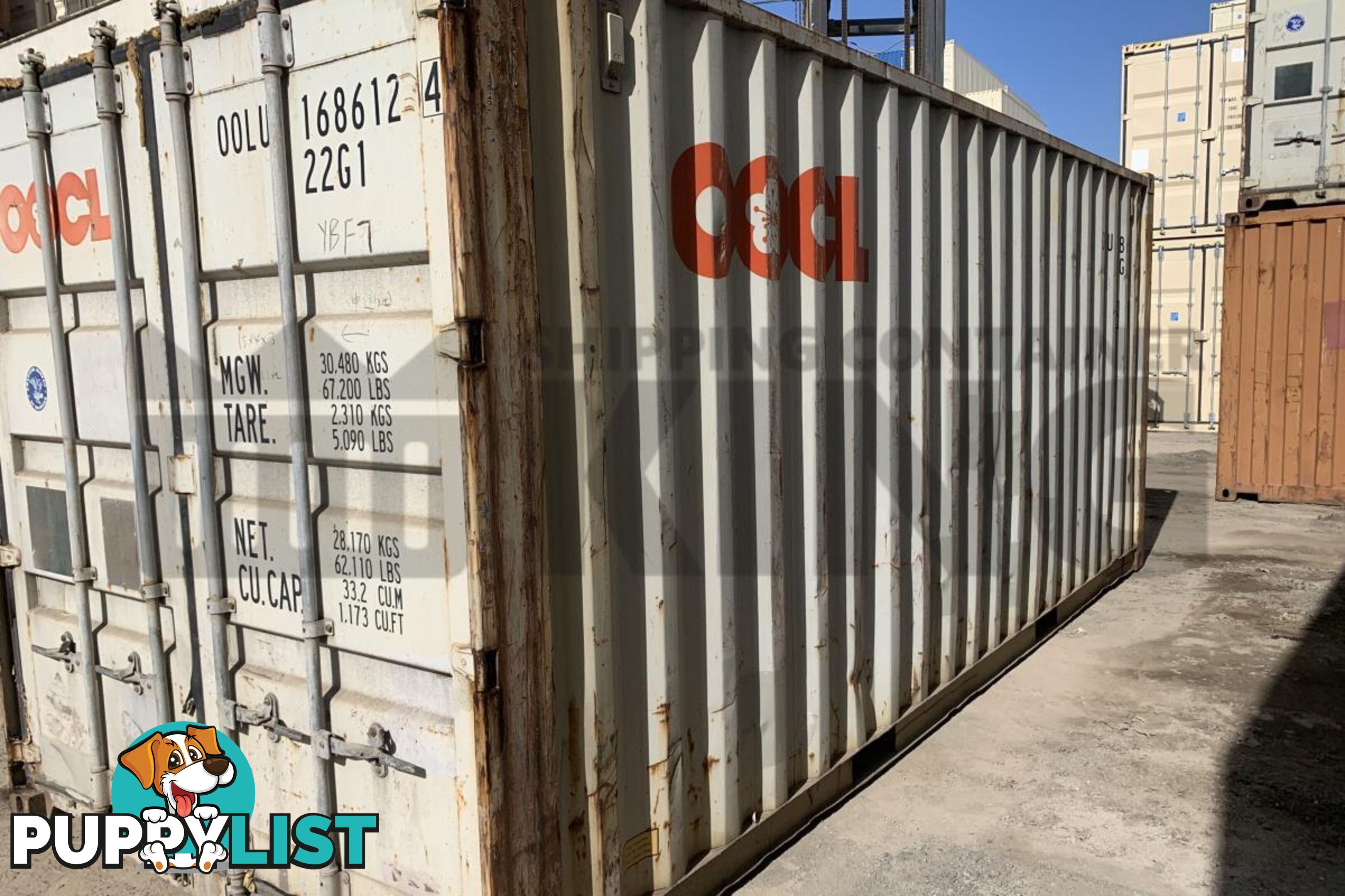 20' STANDARD HEIGHT SHIPPING CONTAINER