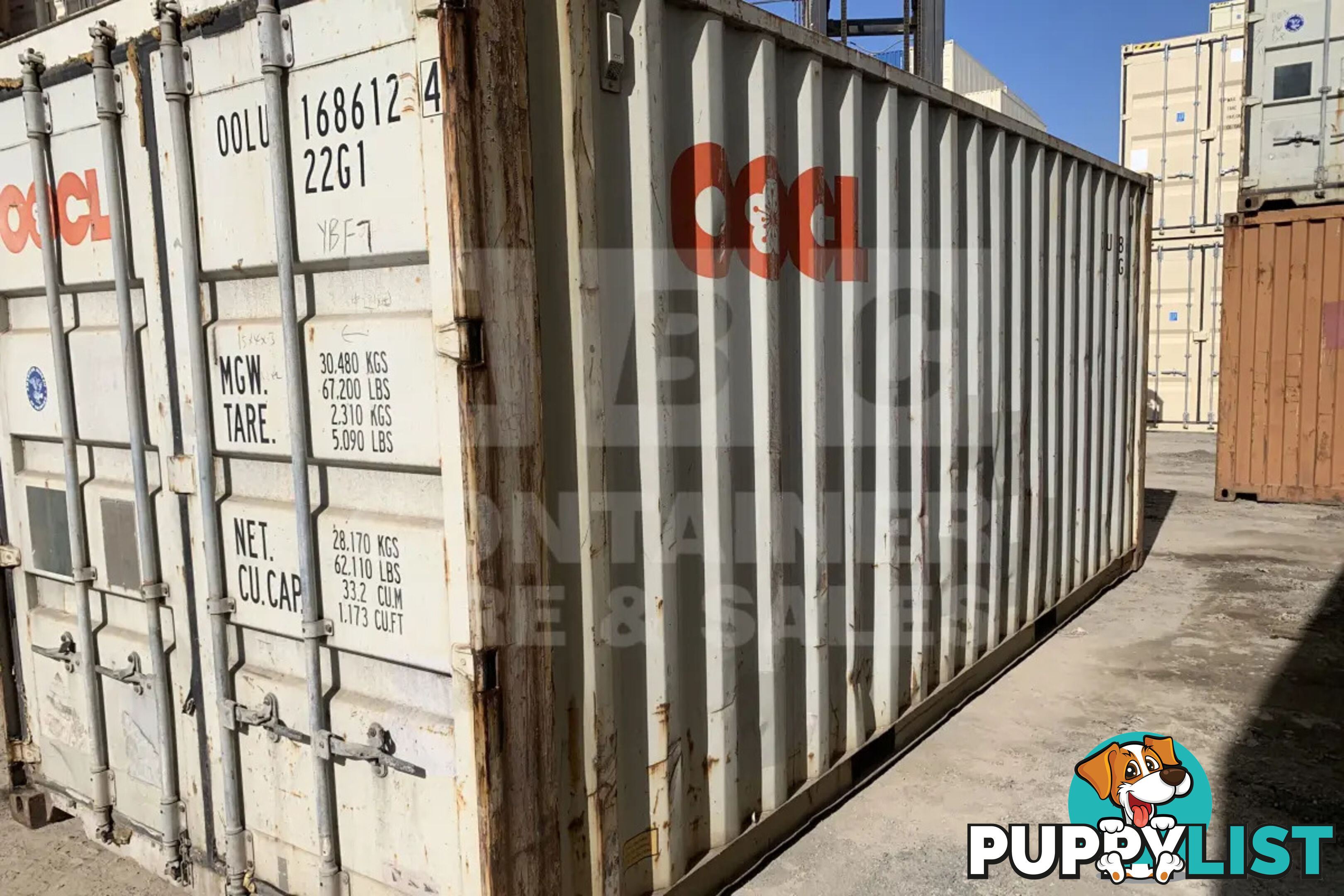 20' STANDARD HEIGHT SHIPPING CONTAINER
