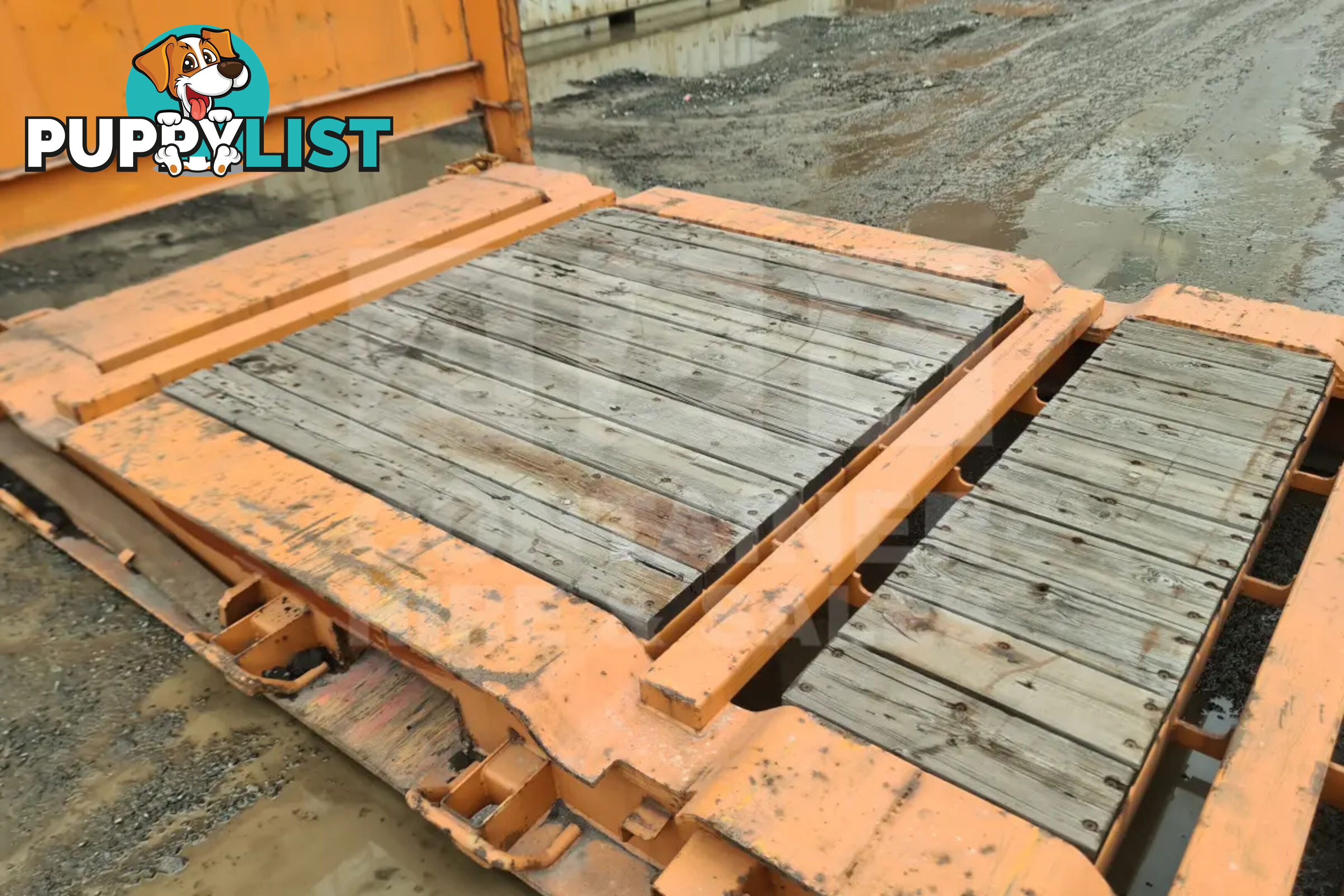 20' FLAT RACK SHIPPING CONTAINER (WITH COLLAPSIBLE ENDS)