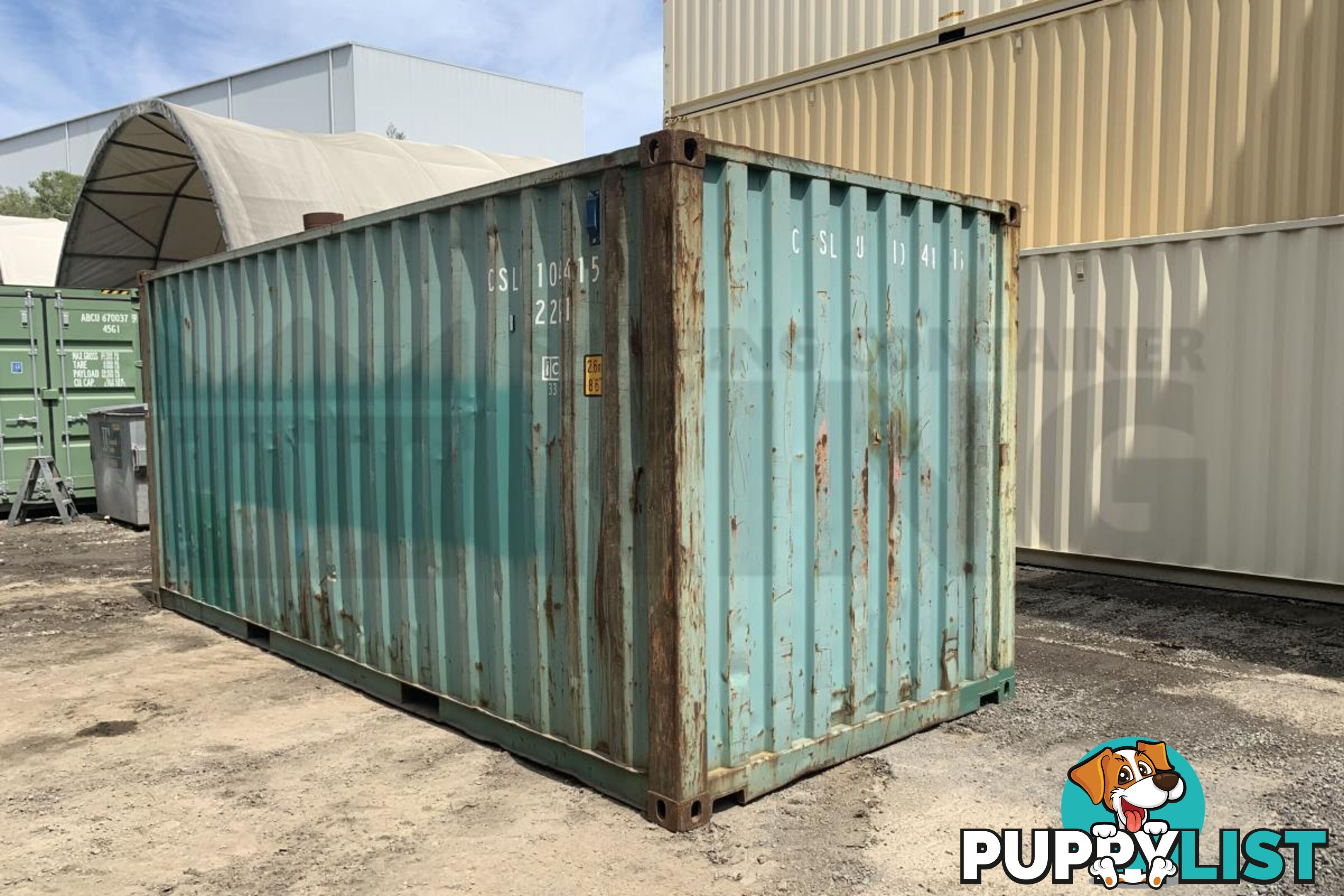 20' STANDARD HEIGHT SHIPPING CONTAINER - in Brisbane