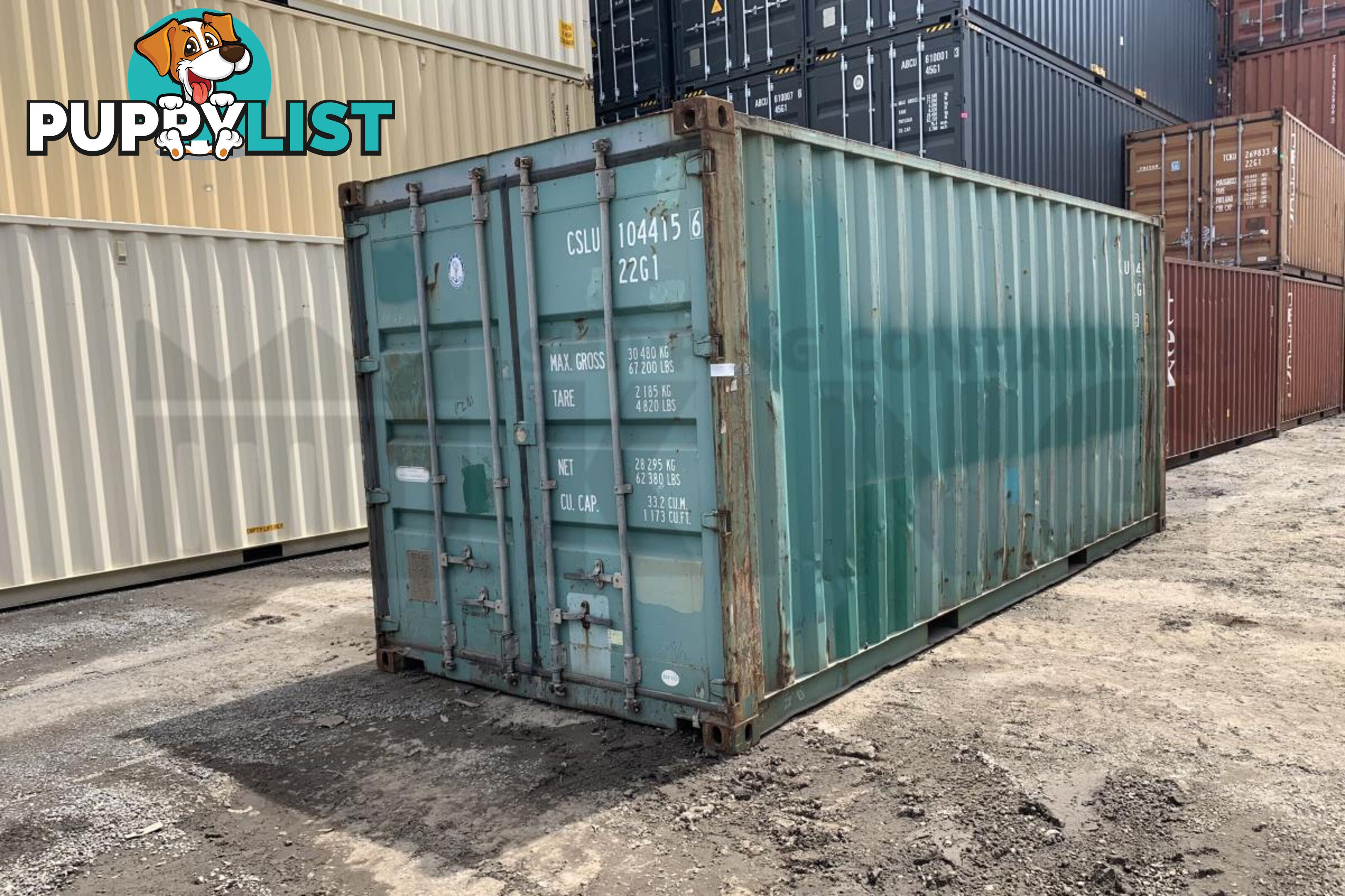 20' STANDARD HEIGHT SHIPPING CONTAINER - in Brisbane