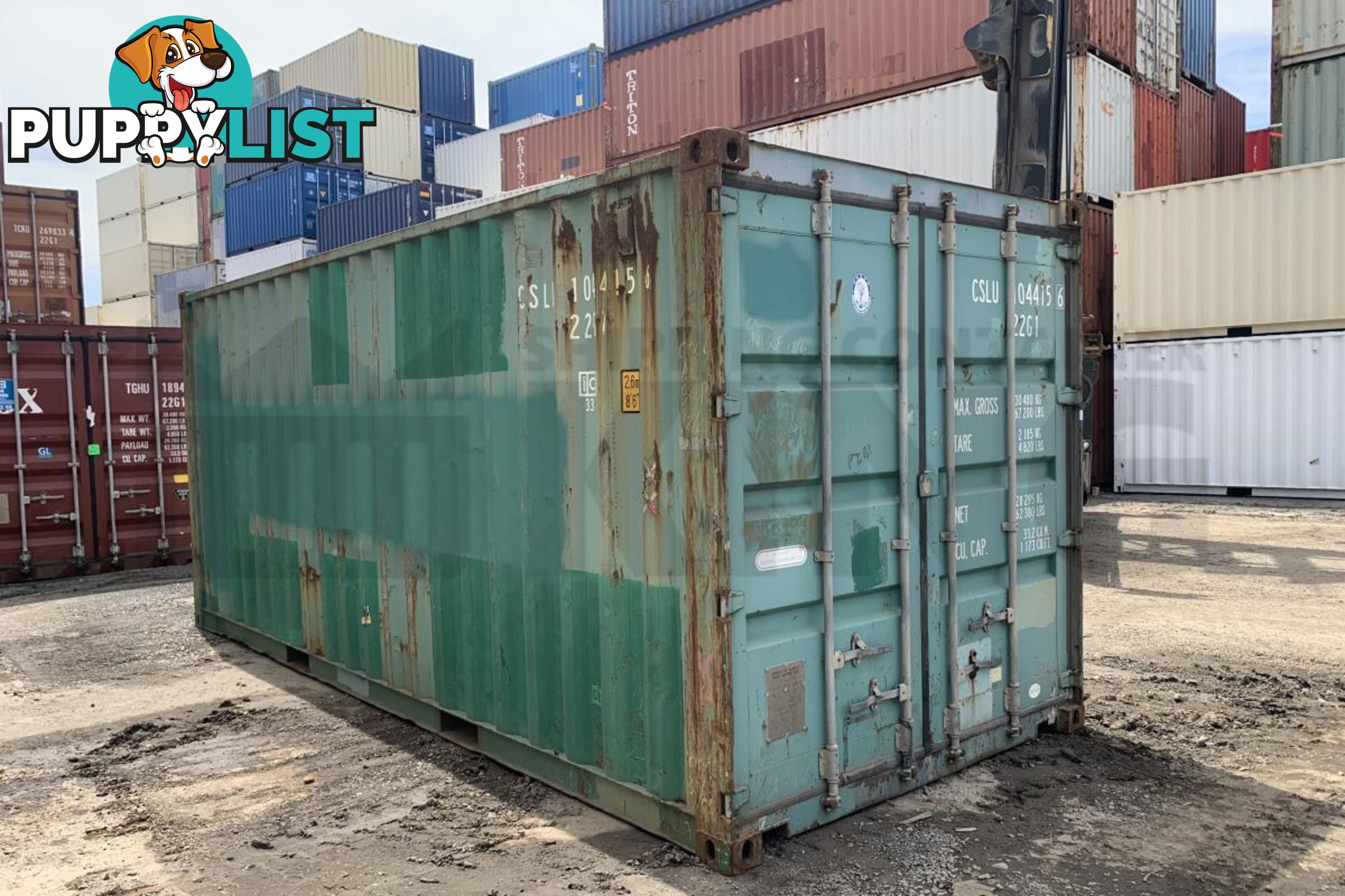 20' STANDARD HEIGHT SHIPPING CONTAINER - in Brisbane