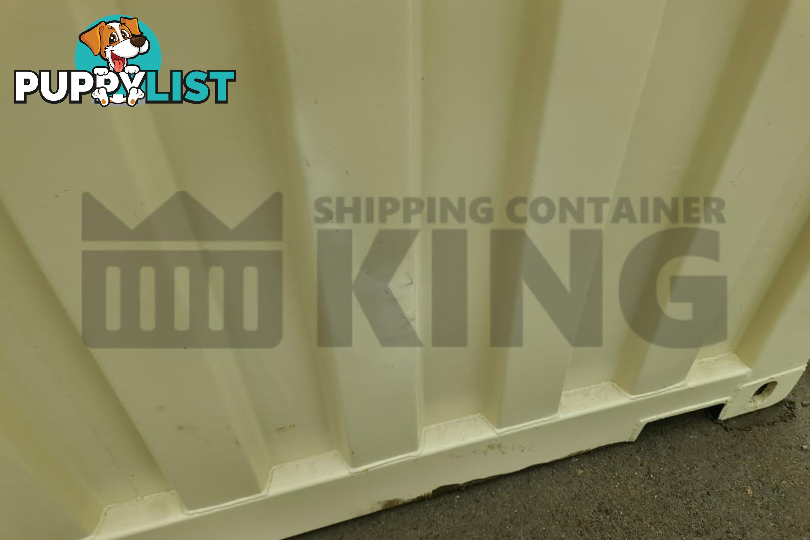 20' HIGH CUBE SHIPPING CONTAINER (WITH TIE RAILS)