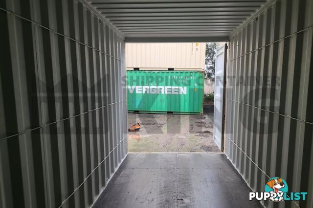 20' HIGH CUBE SHIPPING CONTAINER (WITH TIE RAILS)