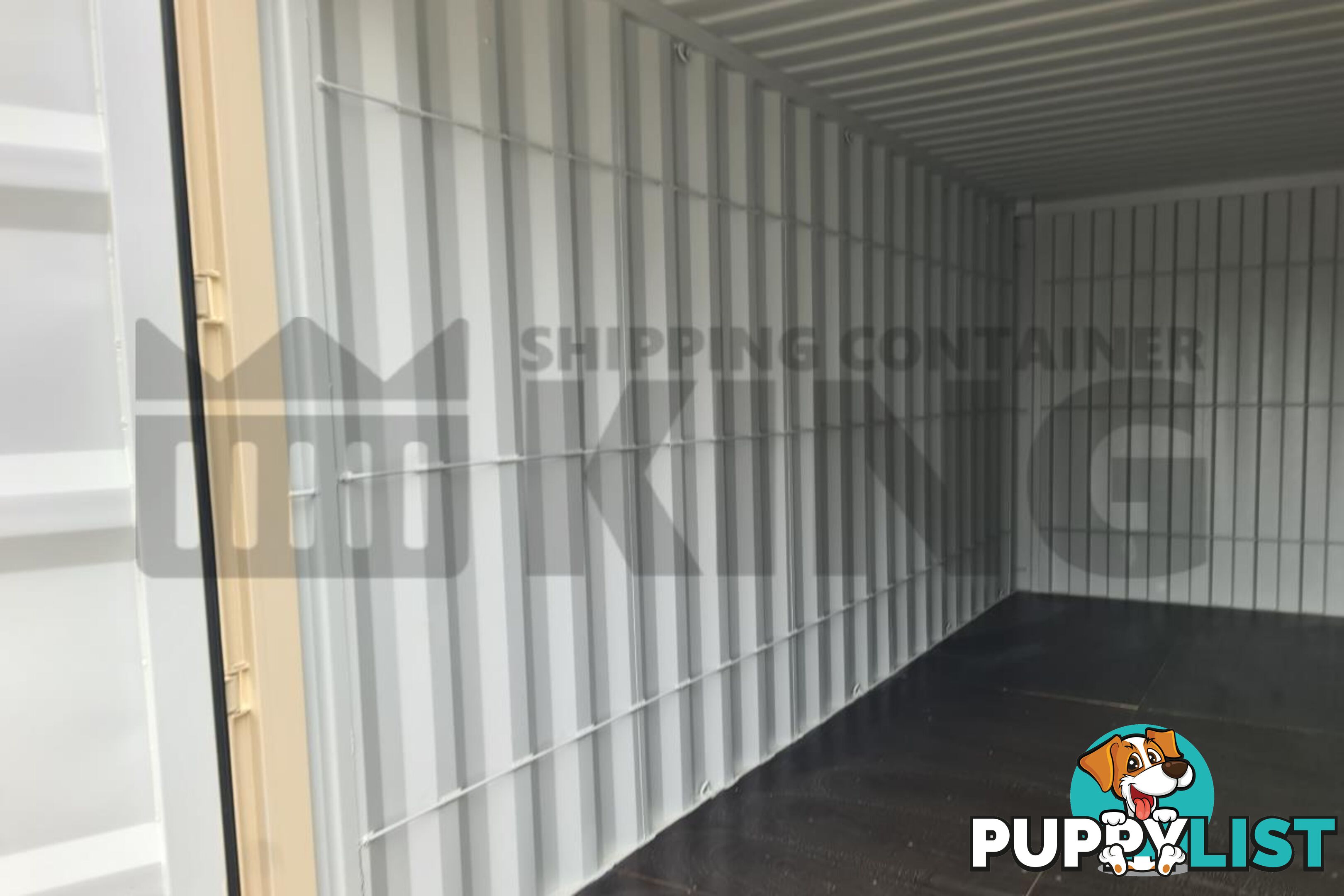 20' HIGH CUBE SHIPPING CONTAINER (WITH TIE RAILS)