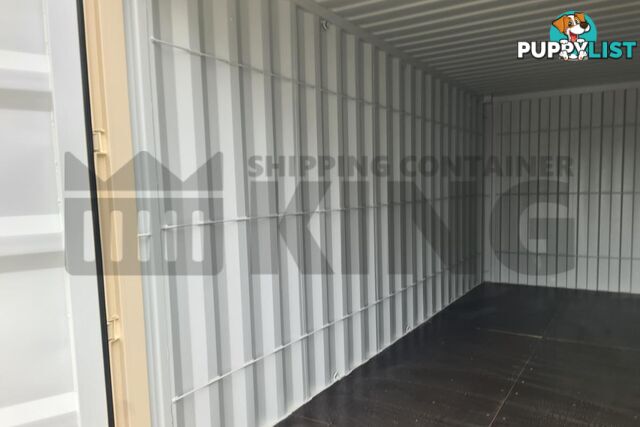 20' HIGH CUBE SHIPPING CONTAINER (WITH TIE RAILS)