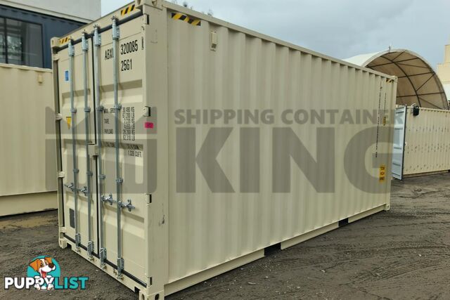 20' HIGH CUBE SHIPPING CONTAINER (WITH TIE RAILS)