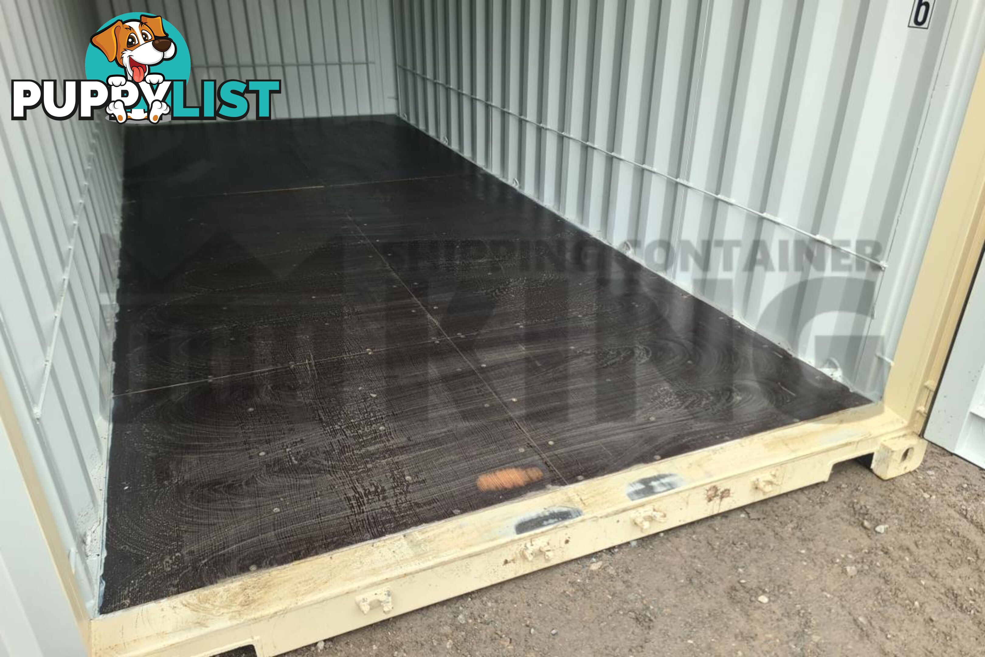 20' HIGH CUBE SHIPPING CONTAINER (WITH TIE RAILS)