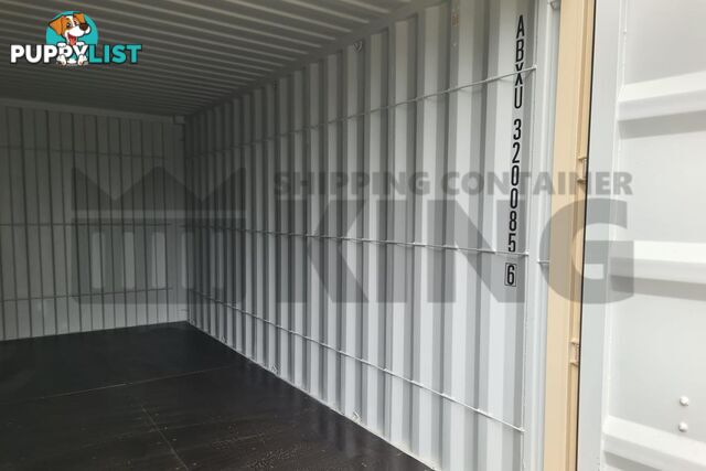 20' HIGH CUBE SHIPPING CONTAINER (WITH TIE RAILS)