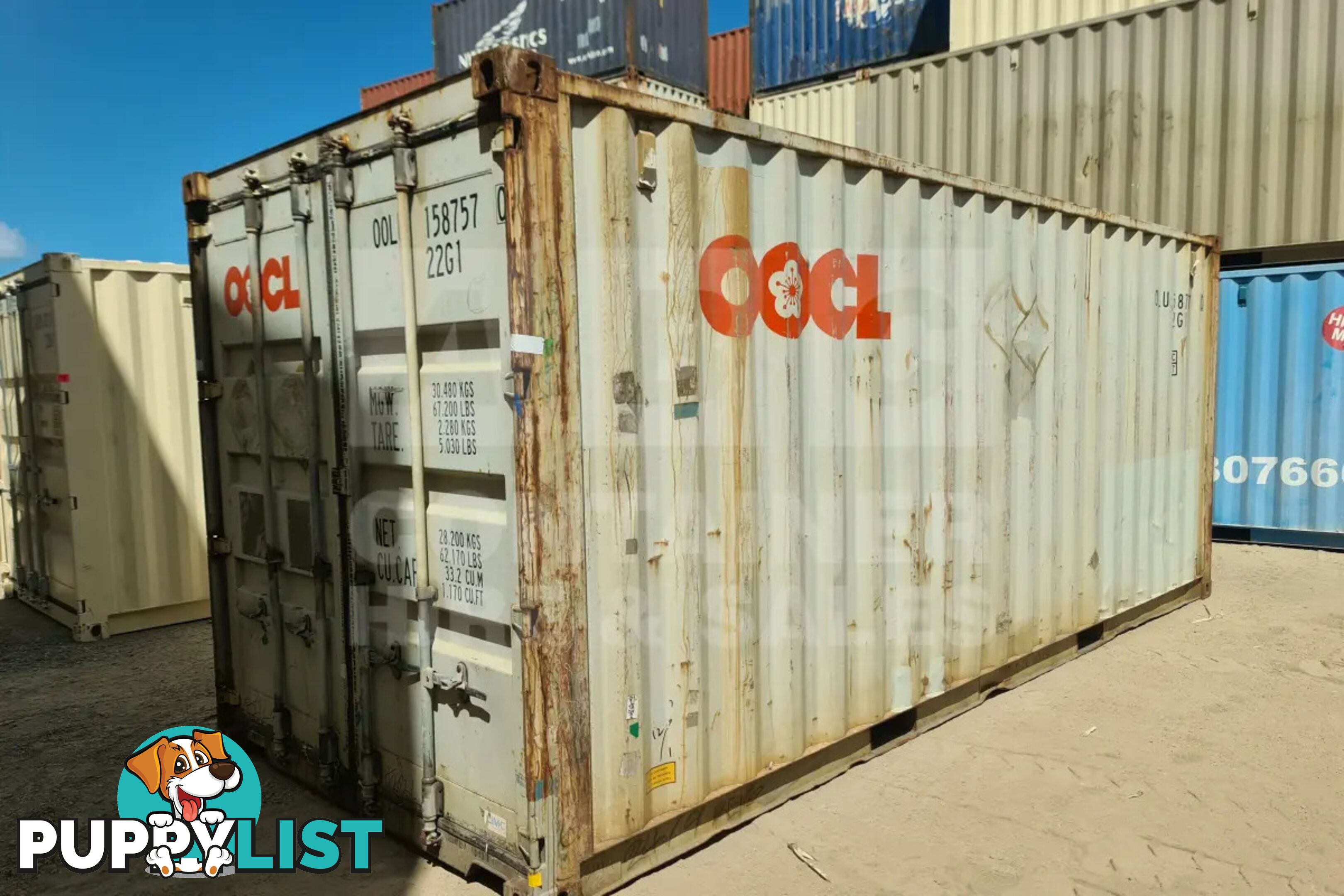 20' STANDARD HEIGHT SHIPPING CONTAINER