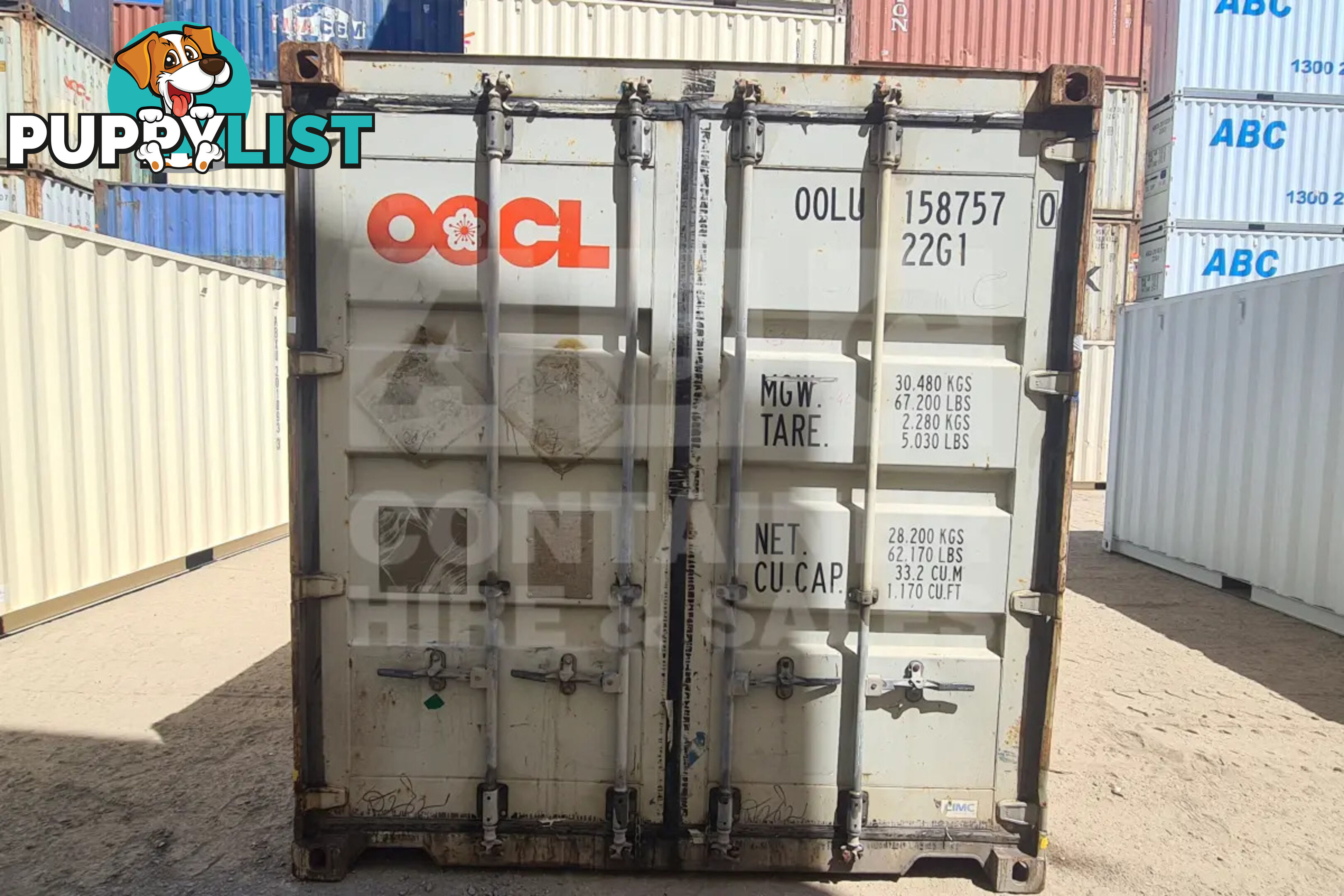 20' STANDARD HEIGHT SHIPPING CONTAINER