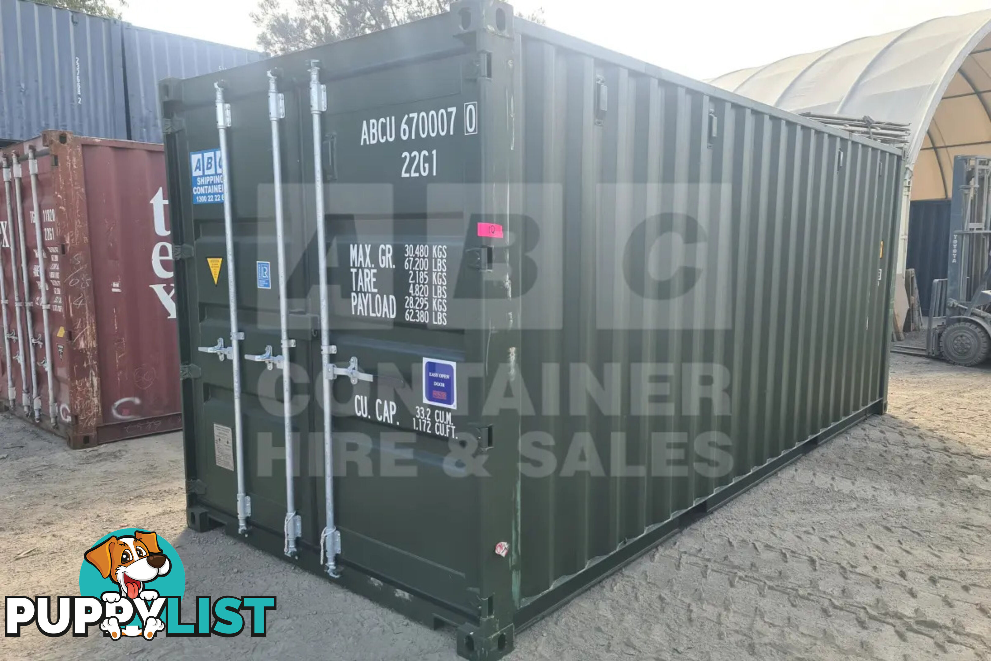 20' STANDARD HEIGHT SHIPPING CONTAINER