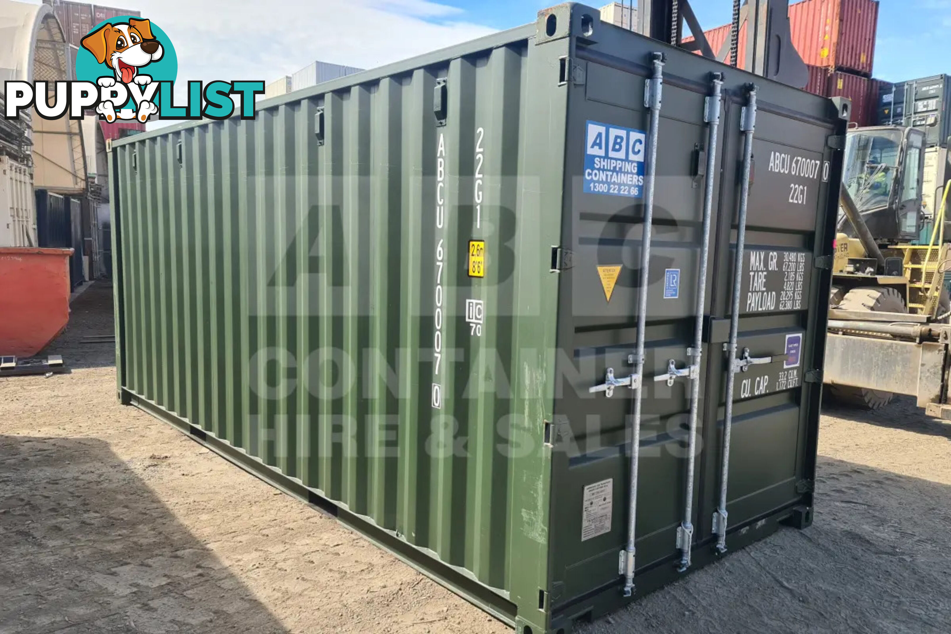 20' STANDARD HEIGHT SHIPPING CONTAINER
